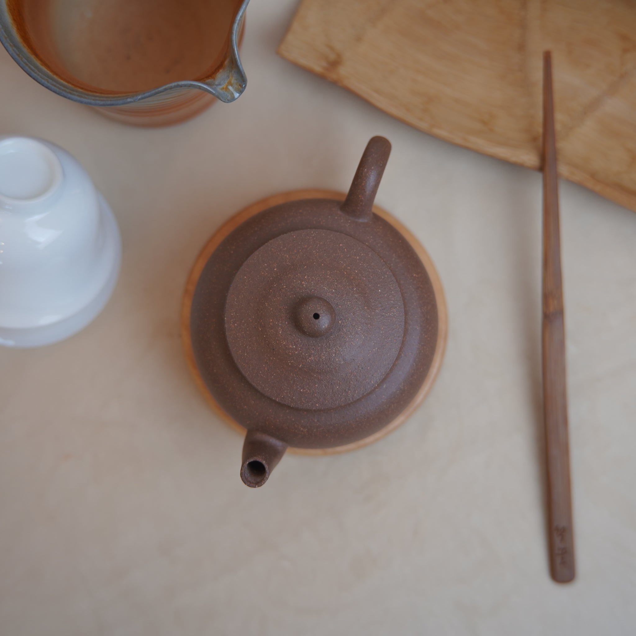 *New Product* [Jilong Style] Fully Handmade Raw Mineral Mud Purple Clay Teapot