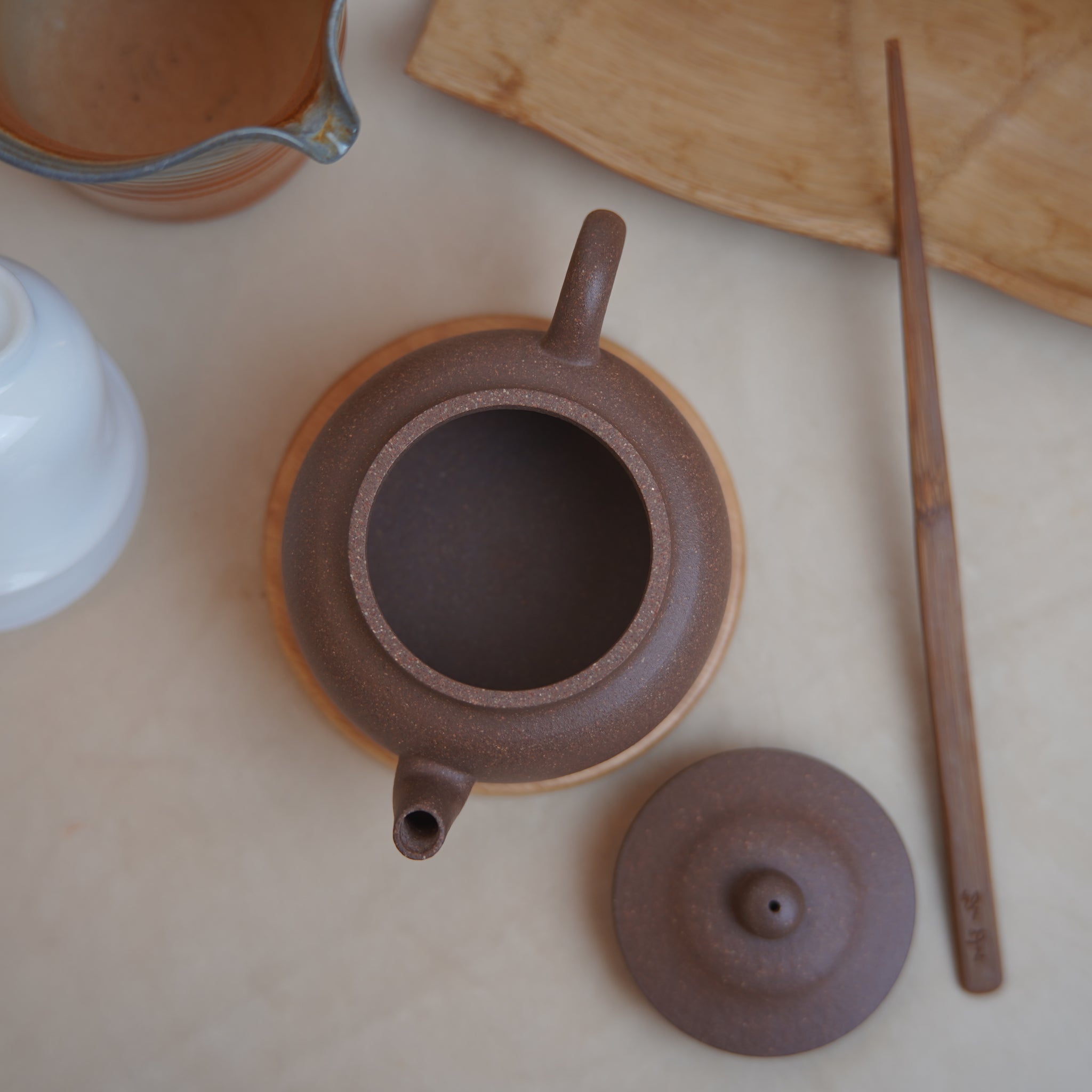 *New Product* [Jilong Style] Fully Handmade Raw Mineral Mud Purple Clay Teapot