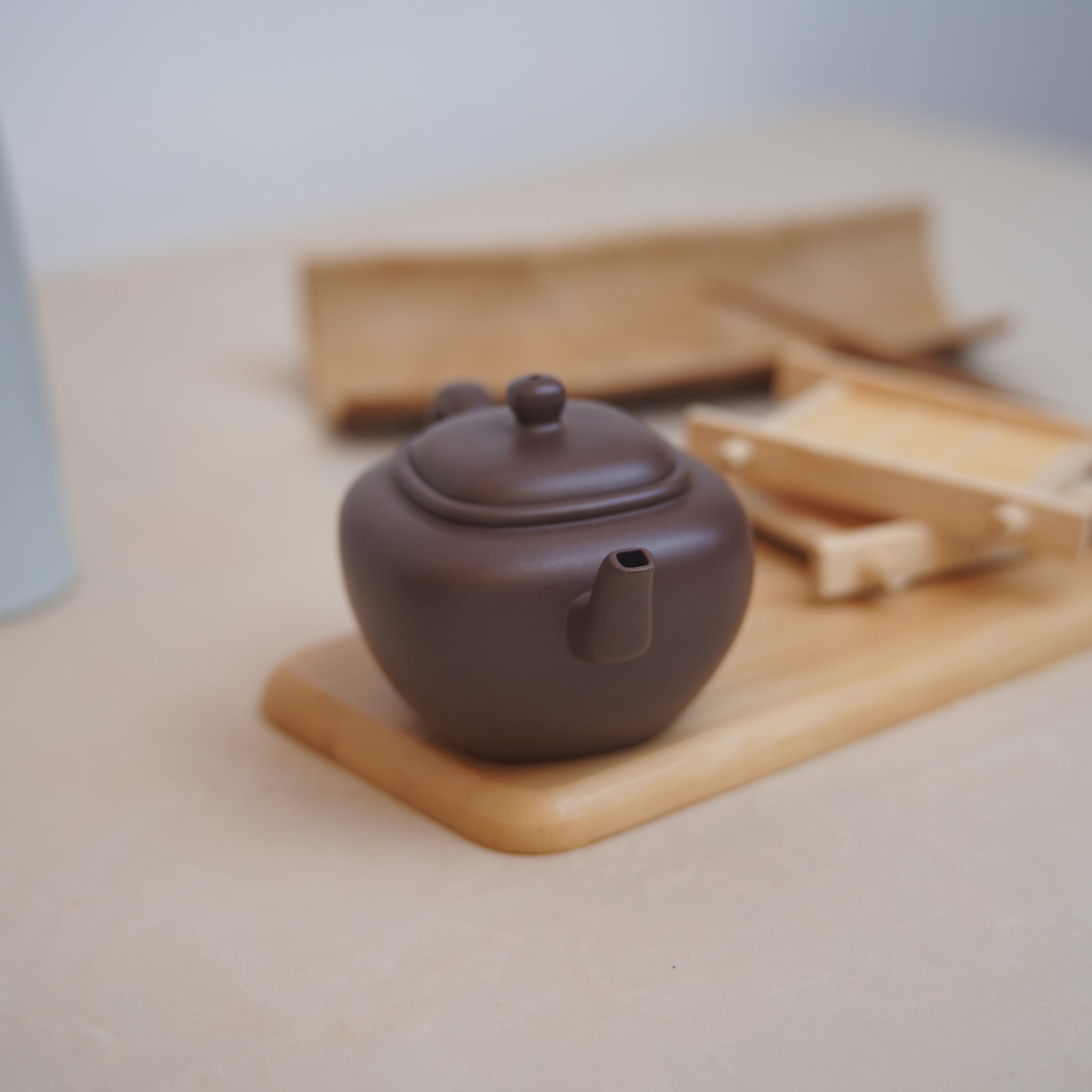 *New Product* [No Scale] Fully Handmade Purple Clay Teapot