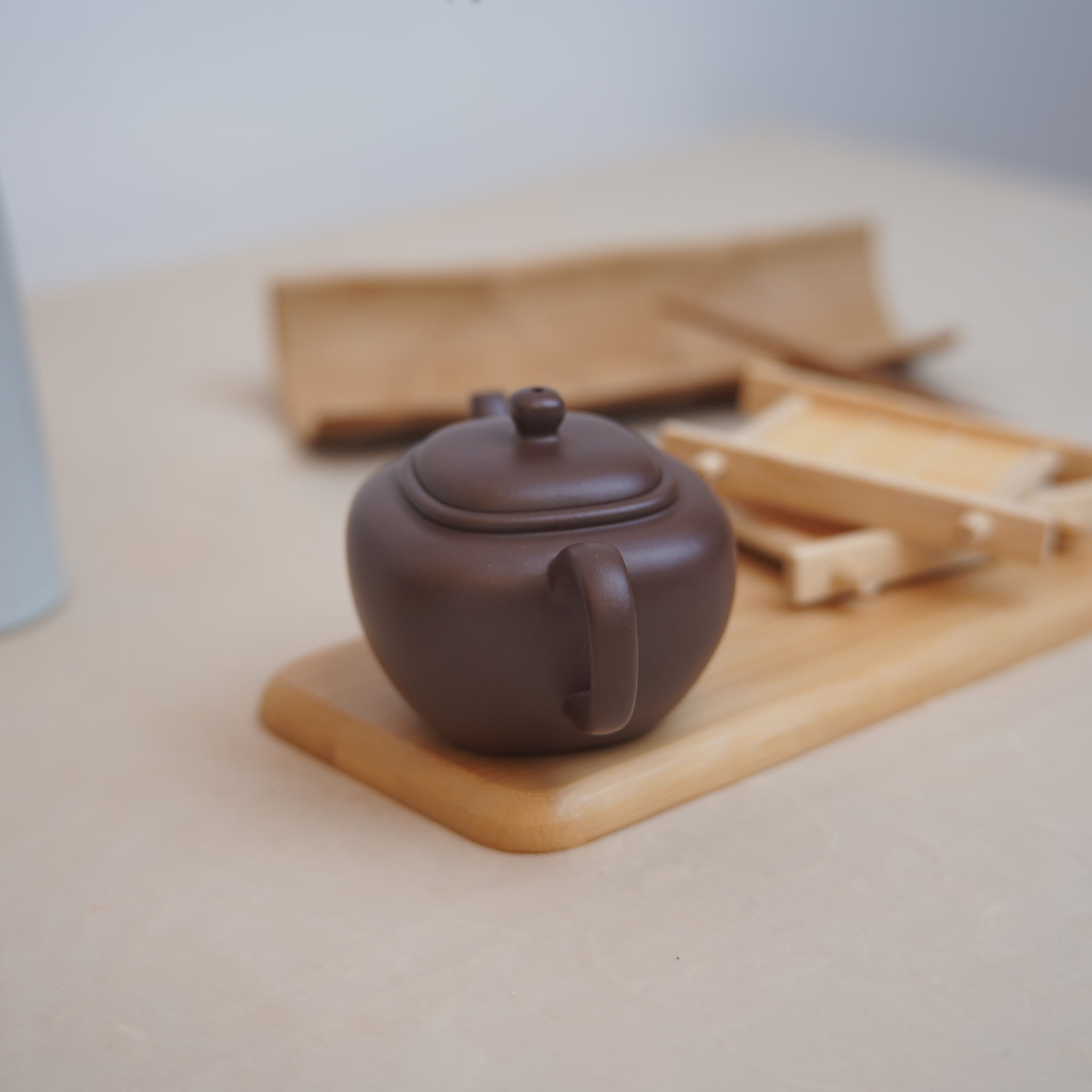 *New Product* [No Scale] Fully Handmade Purple Clay Teapot