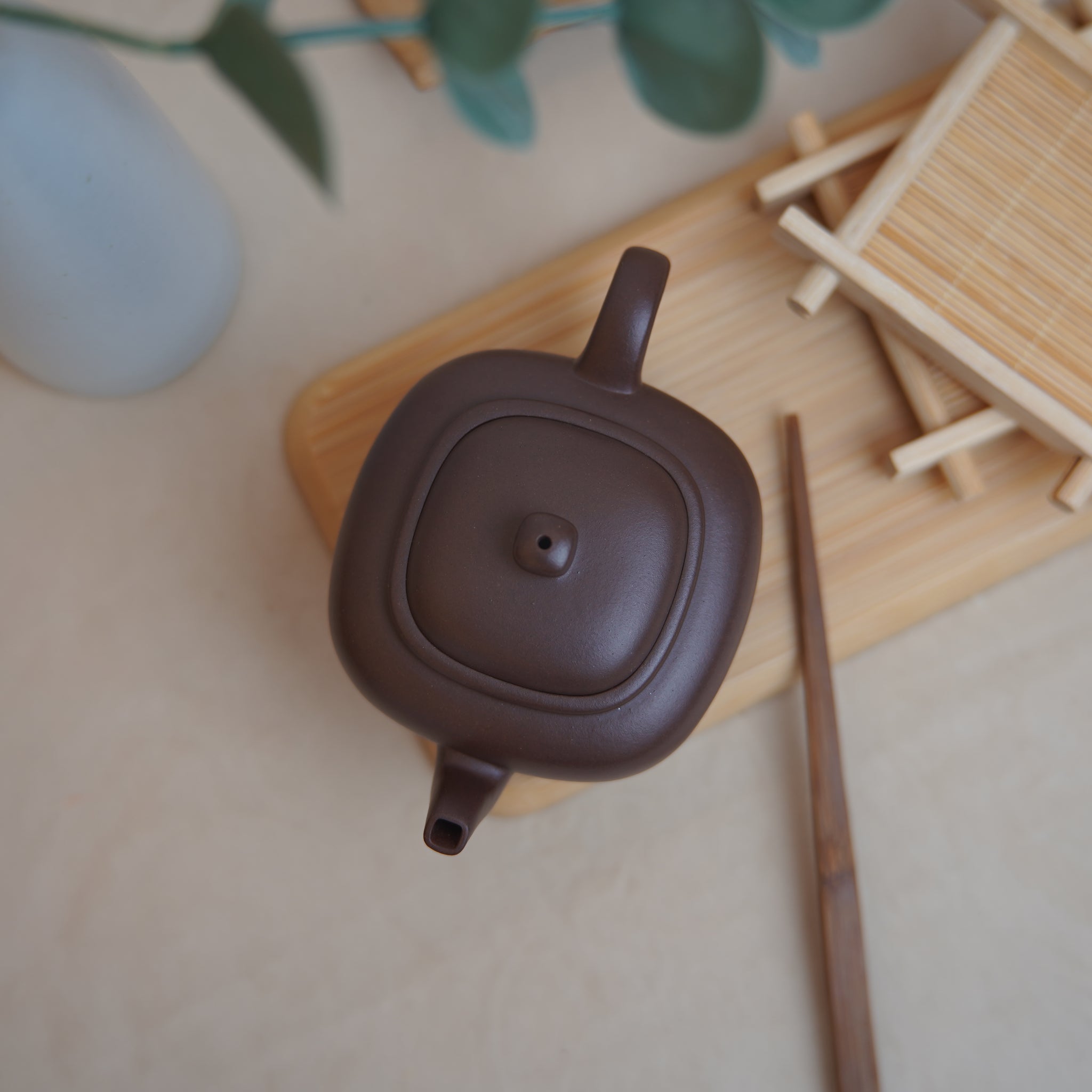 *New Product* [No Scale] Fully Handmade Purple Clay Teapot