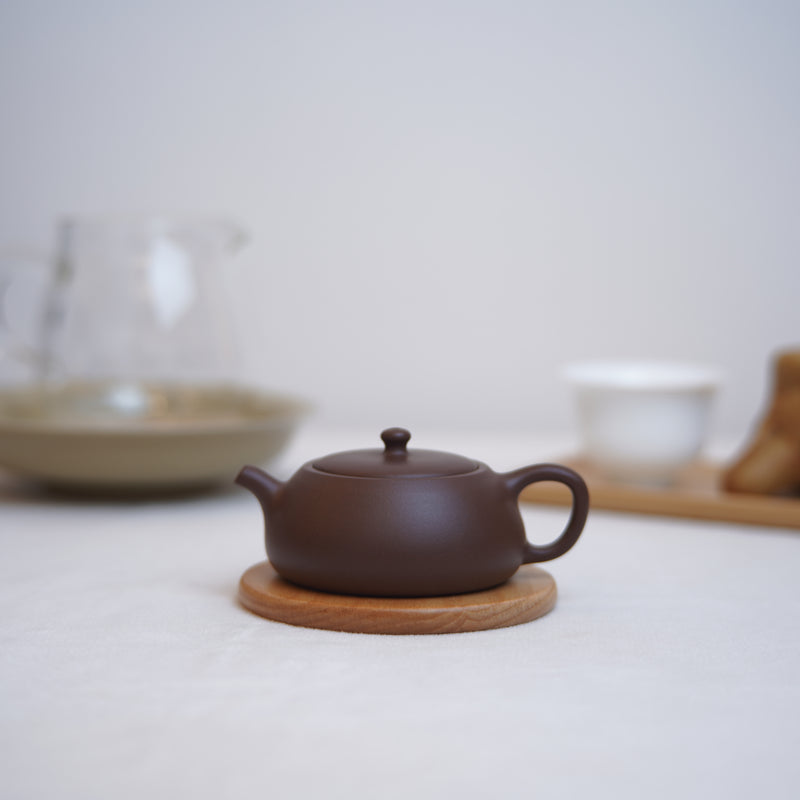 *New product* [Jinglan] Fully handmade original ore purple clay sketch purple sand teapot