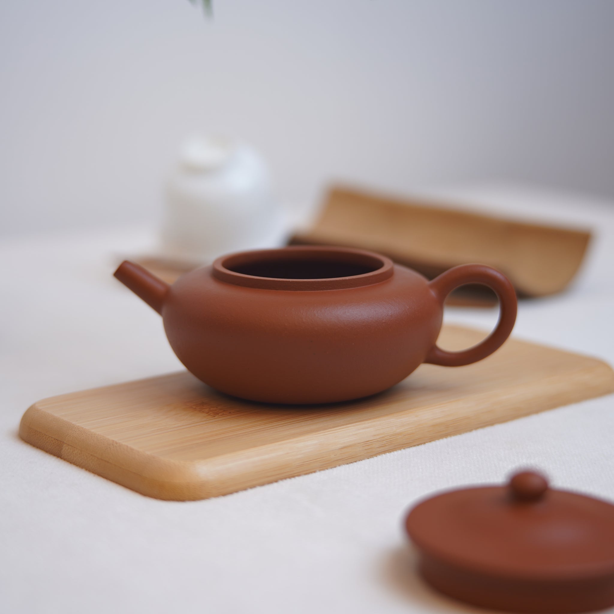 *New Product*【笠hatpot】fully handmade red clay imitation ancient purple clay teapot