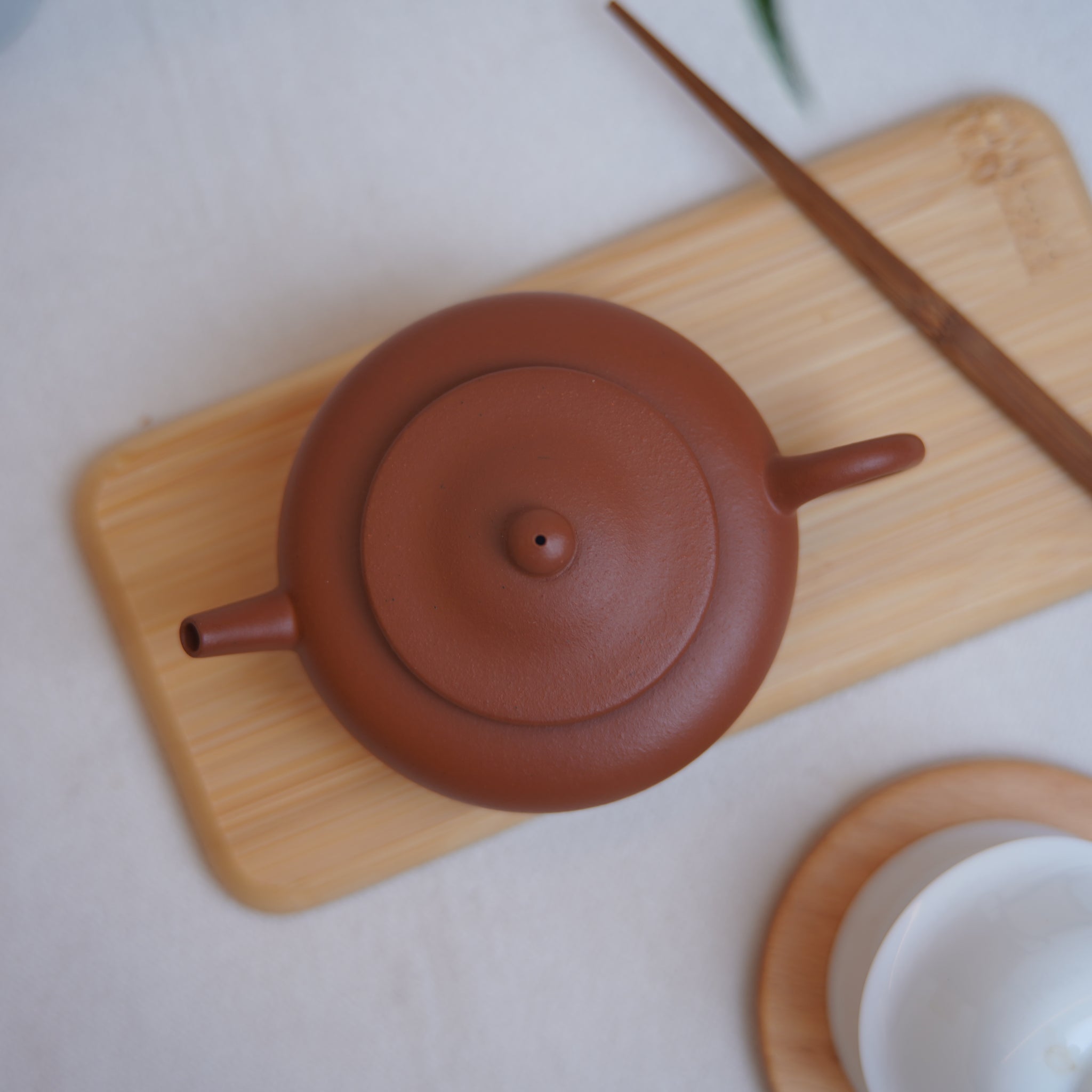 *New Product*【笠hatpot】fully handmade red clay imitation ancient purple clay teapot