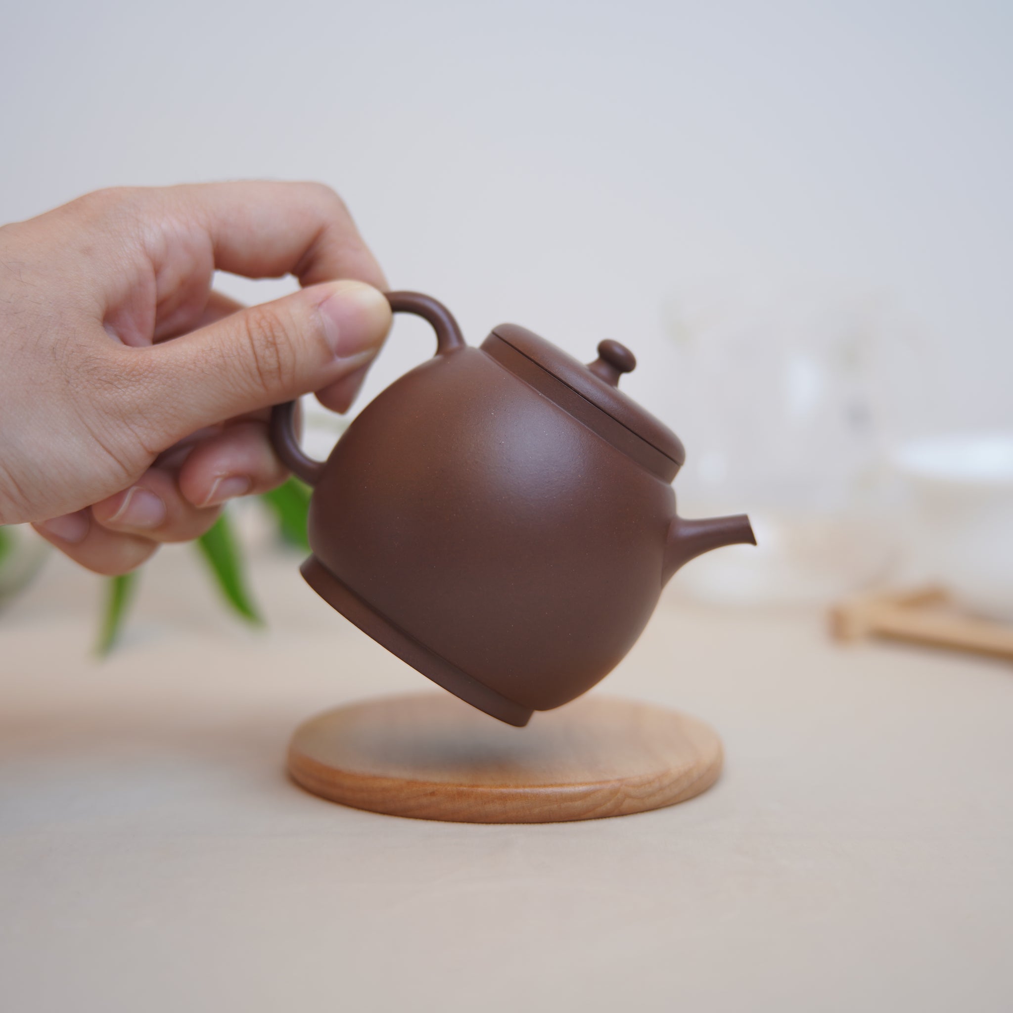 *New product** Wang Qiang’s disciple* [Lotus Pond Ancient Style·Ming Style Longdan] Fully Handmade Raw Mineral Purple Clay and Purple Clay Teapot