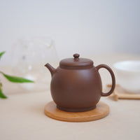 *New product** Wang Qiang’s disciple* [Lotus Pond Ancient Style·Ming Style Longdan] Fully Handmade Raw Mineral Purple Clay and Purple Clay Teapot