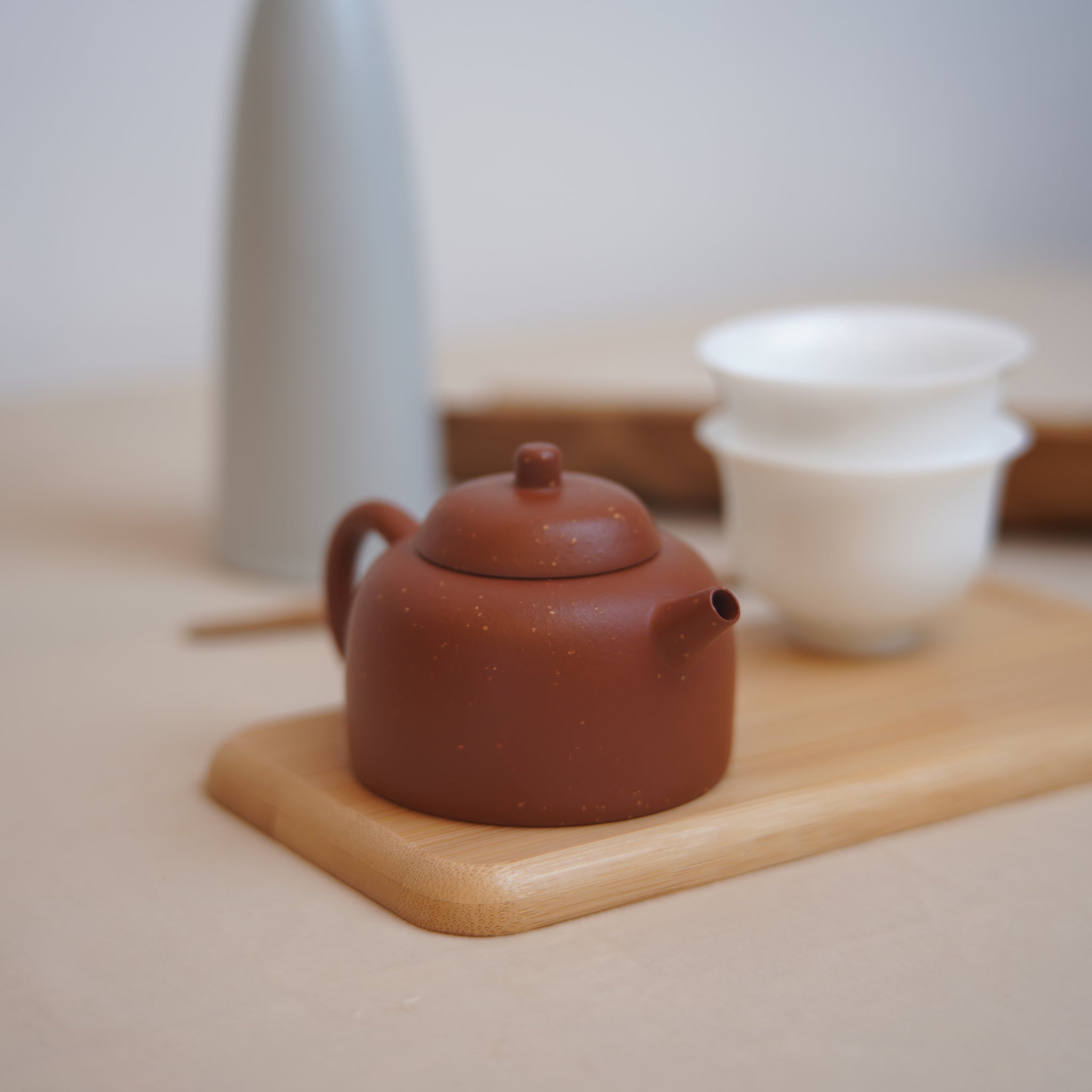 *New Product** Disciple of Ye Hongjun* [Baina] Fully hand-made sand and cinnabar clay purple sand teapot