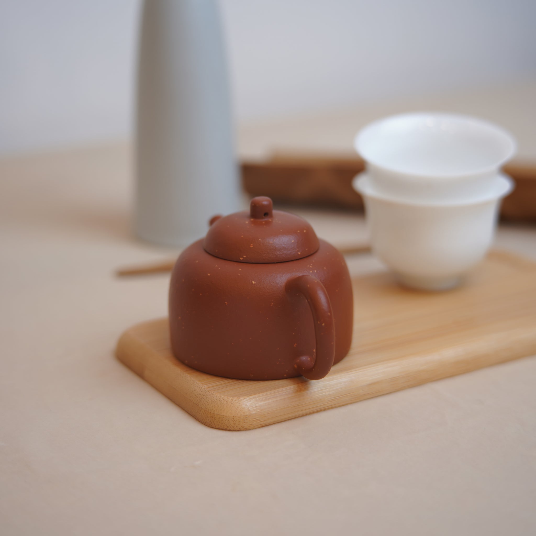 *New Product** Disciple of Ye Hongjun* [Baina] Fully hand-made sand and cinnabar clay purple sand teapot