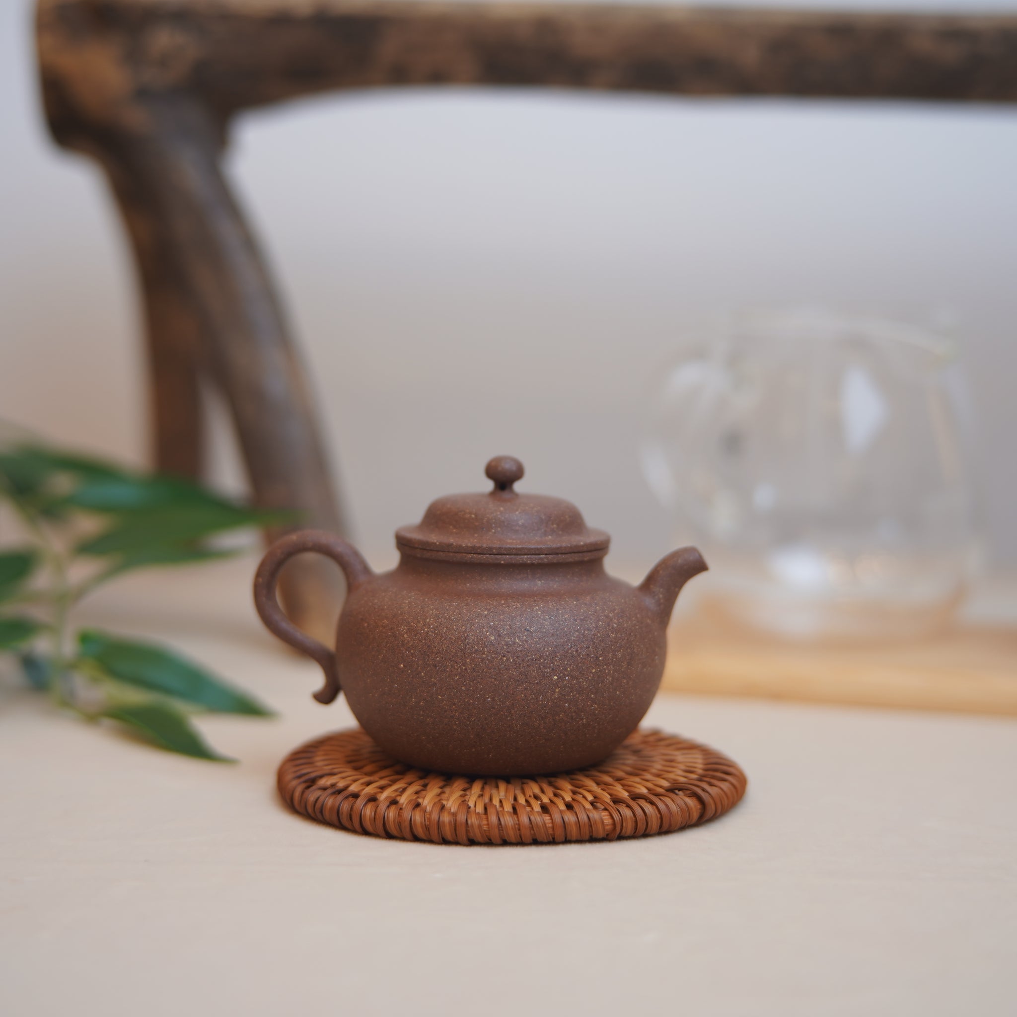 *New Product** Disciple of Ye Hongjun* [Ancient Lotus Seed] Fully Handmade Blue and White Block Purple Clay Teapot with Bottom Groove