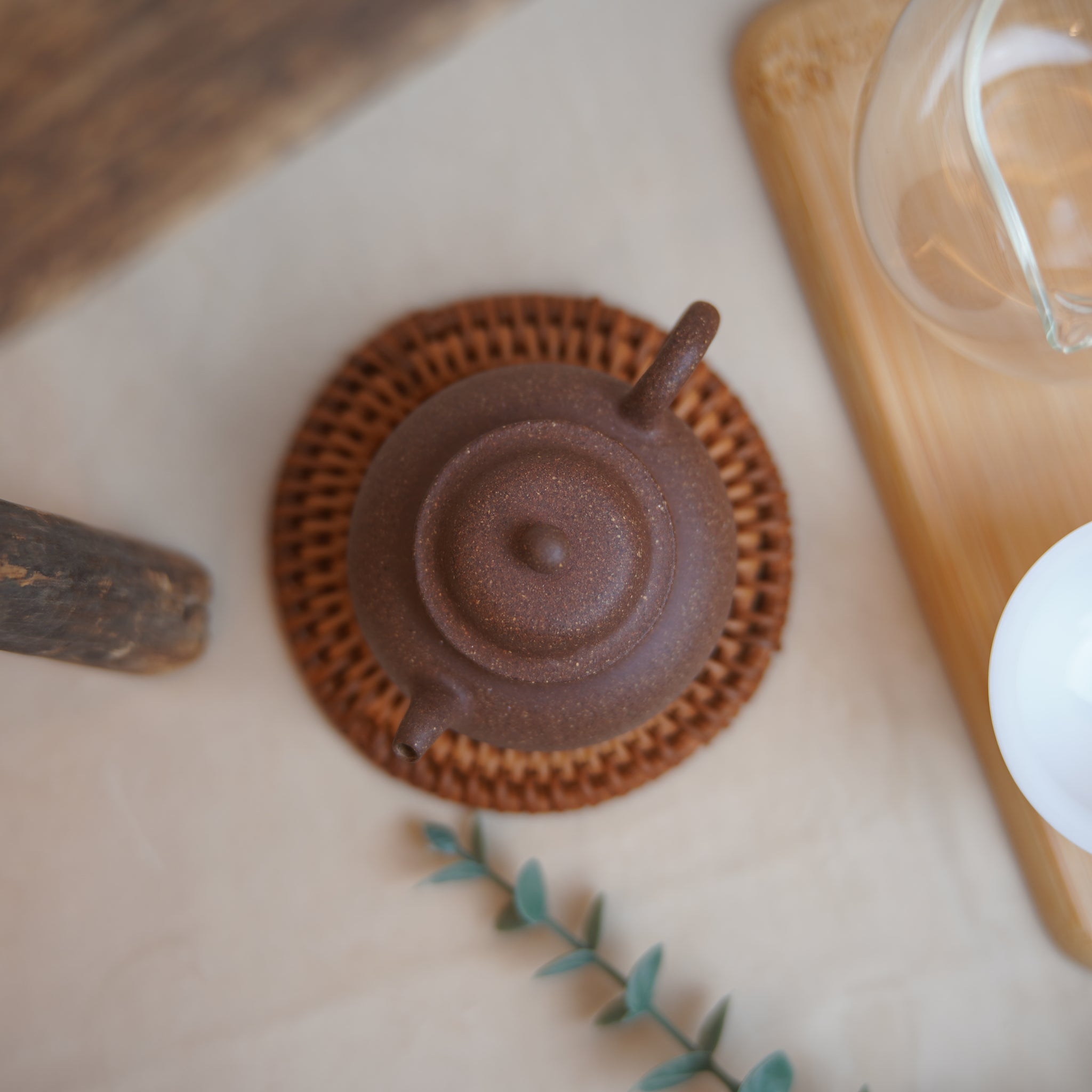 *New Product** Disciple of Ye Hongjun* [Ancient Lotus Seed] Fully Handmade Blue and White Block Purple Clay Teapot with Bottom Groove