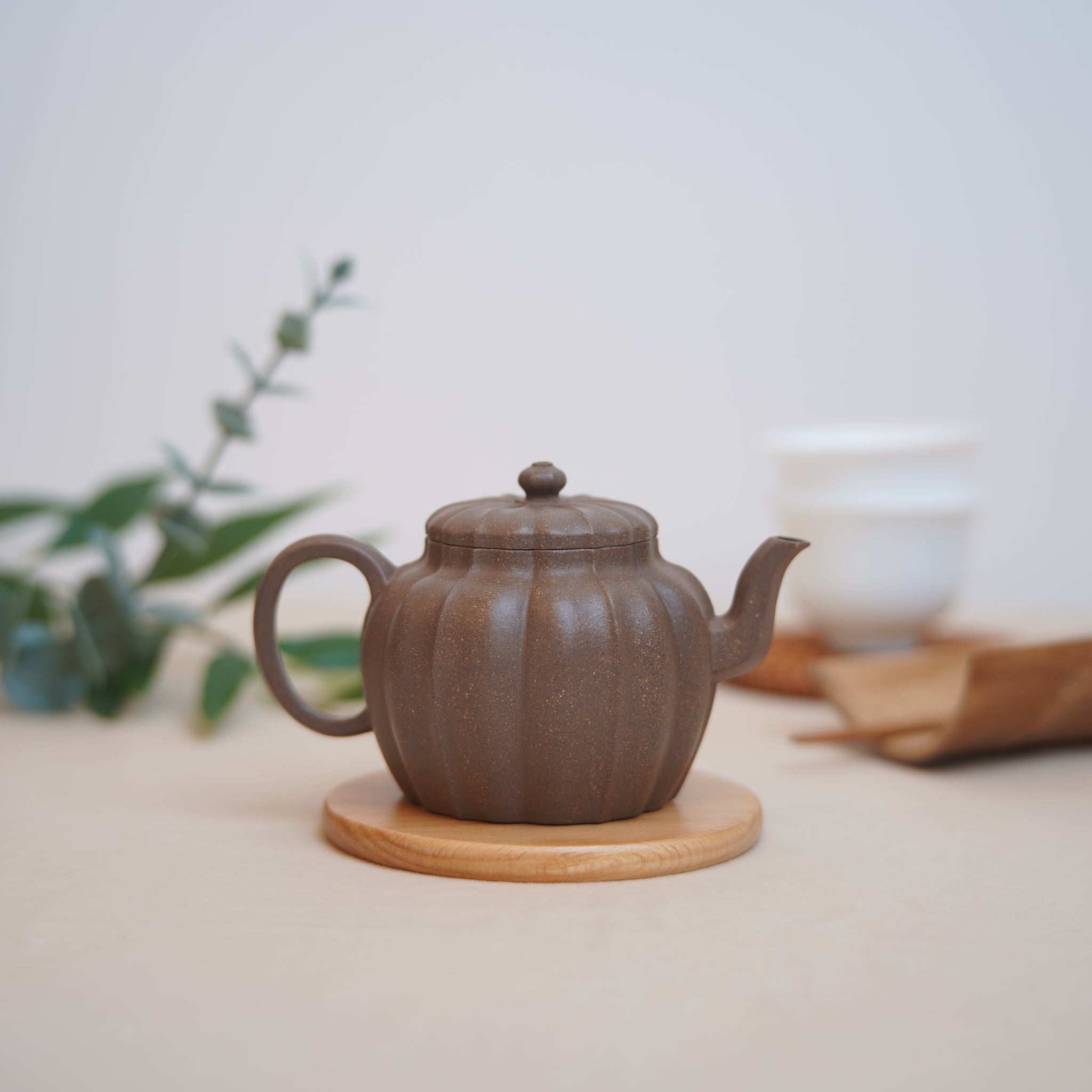 *New Product**Wang Qiang Disciple*[Sunflower Petal Lotus Seed] Fully Handmade Raw Mineral Clay Purple Clay Teapot