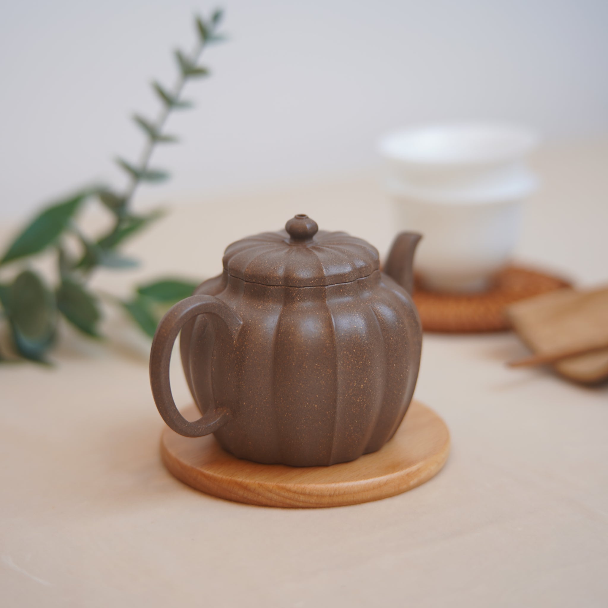 *New Product**Wang Qiang Disciple*[Sunflower Petal Lotus Seed] Fully Handmade Raw Mineral Clay Purple Clay Teapot