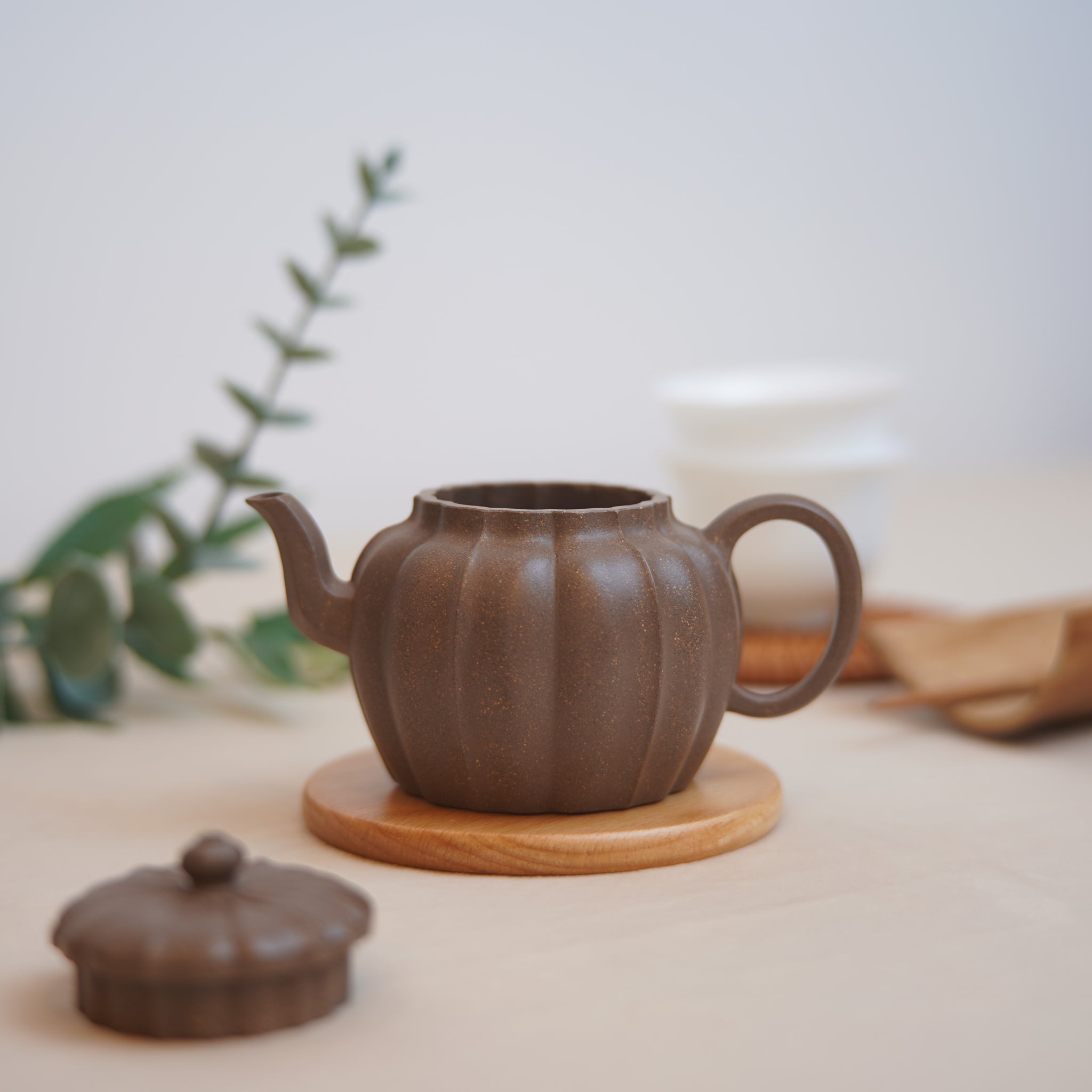 *New Product**Wang Qiang Disciple*[Sunflower Petal Lotus Seed] Fully Handmade Raw Mineral Clay Purple Clay Teapot