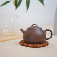 *New Product* [Mingquan] Fully handmade raw mineral purple clay and purple sand teapot