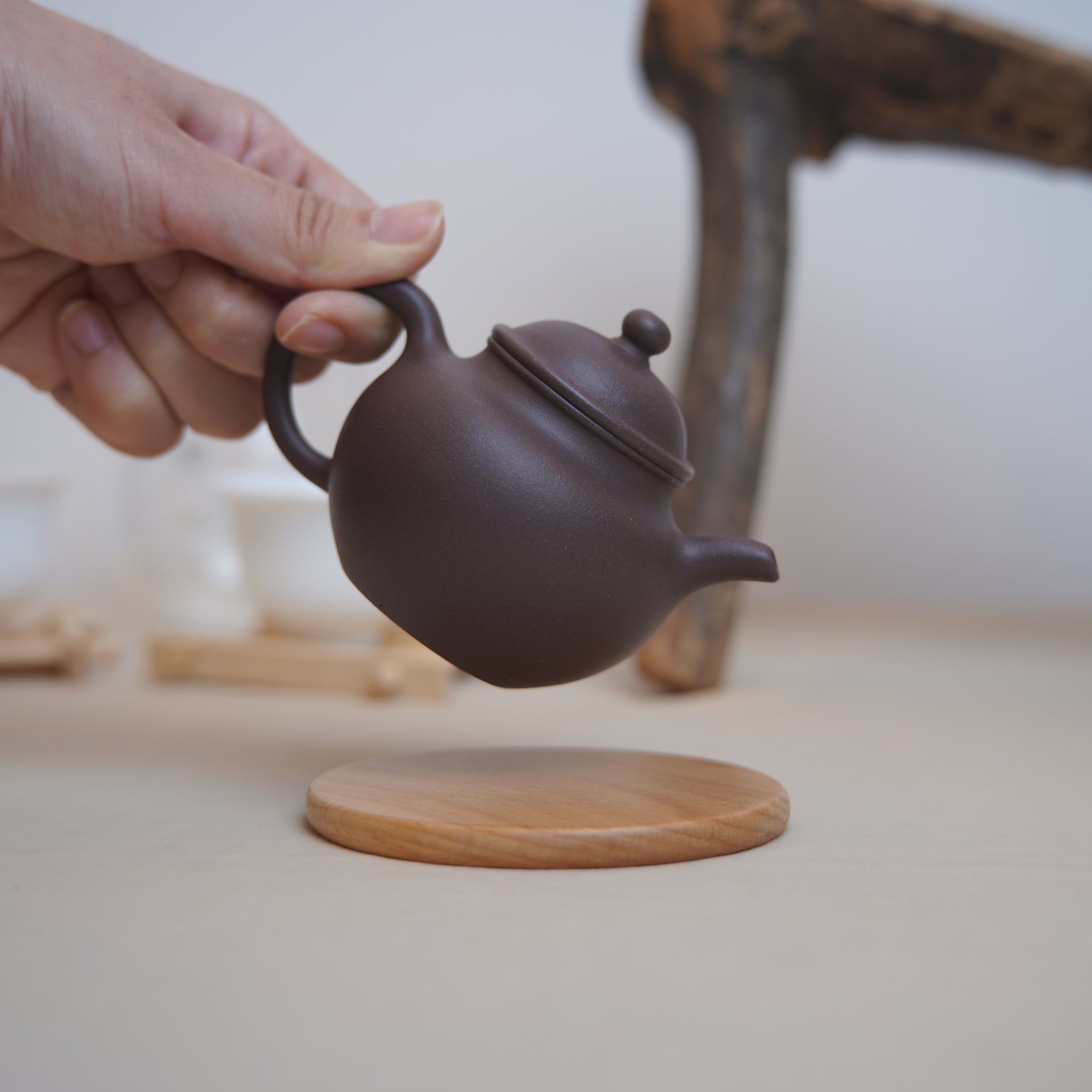 *New Product* [Duanfang Ball Making] Fully Handmade Raw Mineral Purple Clay and Purple Clay Teapot