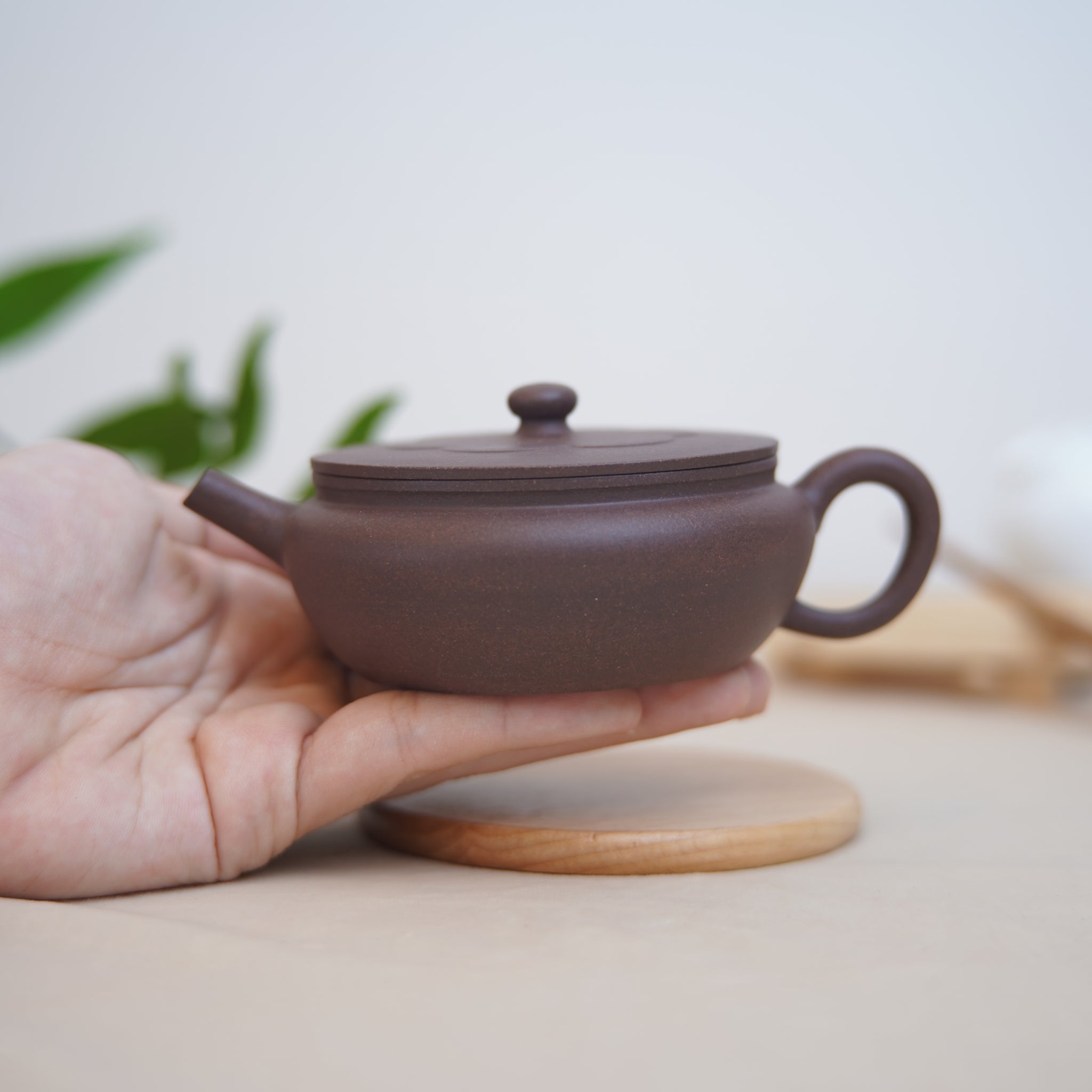 *New Product* [Fanhua] Fully handmade raw mineral purple clay and purple sand teapot