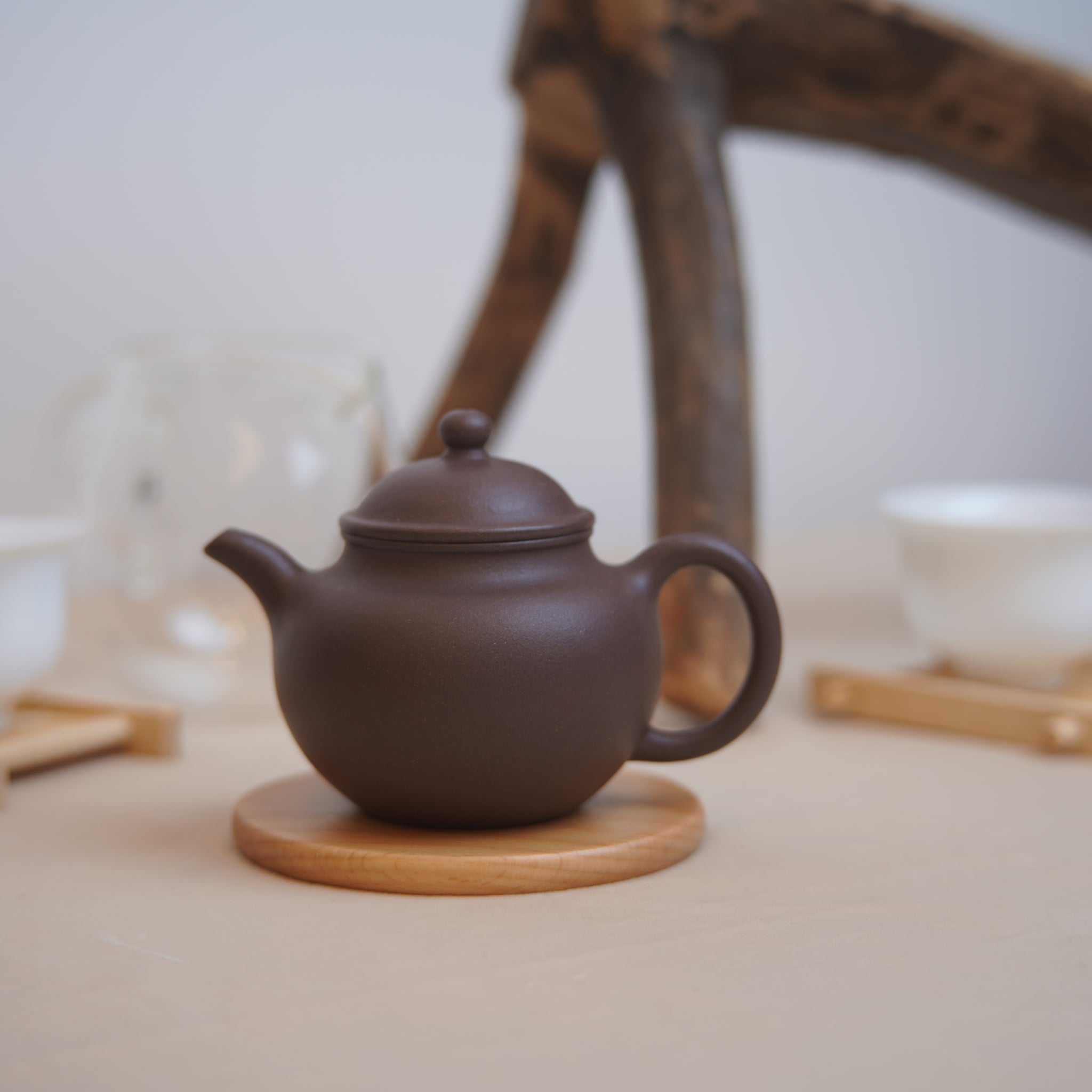 *New Product* [Duanfang Ball Making] Fully Handmade Raw Mineral Purple Clay and Purple Clay Teapot