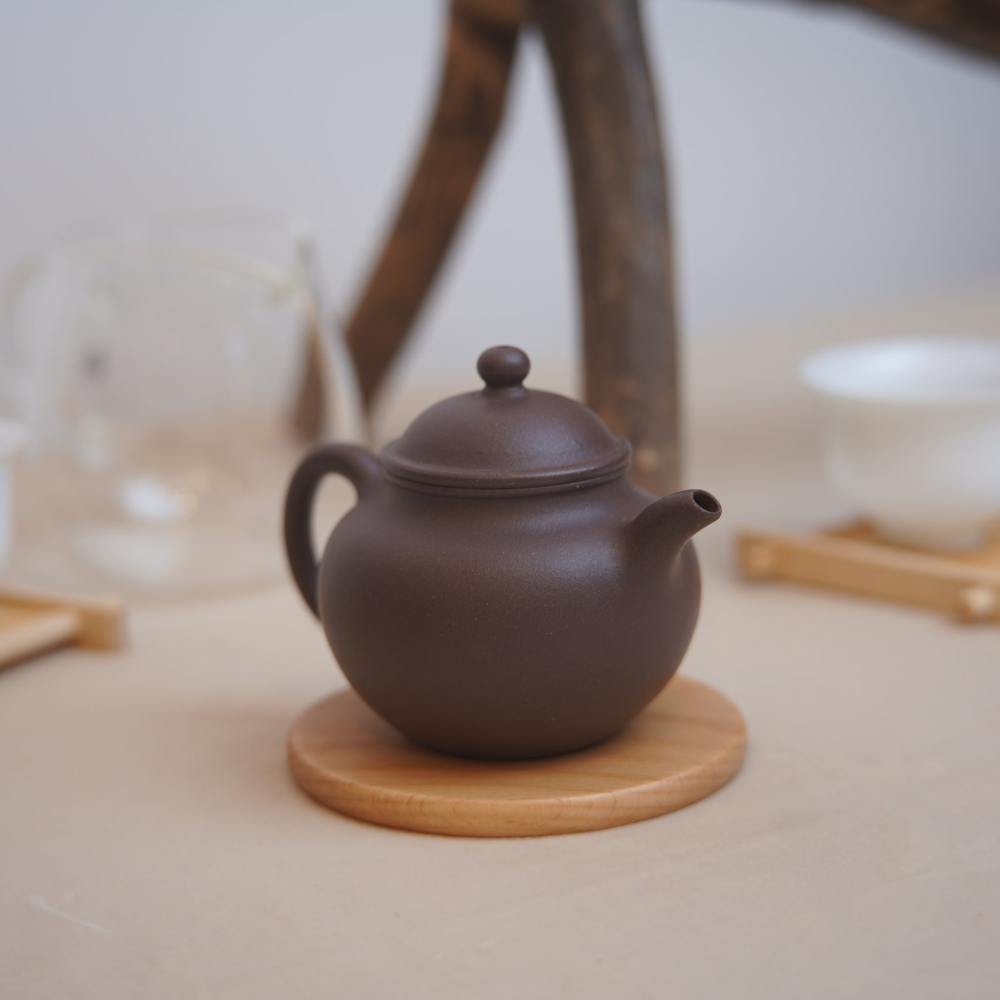 *New Product* [Duanfang Ball Making] Fully Handmade Raw Mineral Purple Clay and Purple Clay Teapot