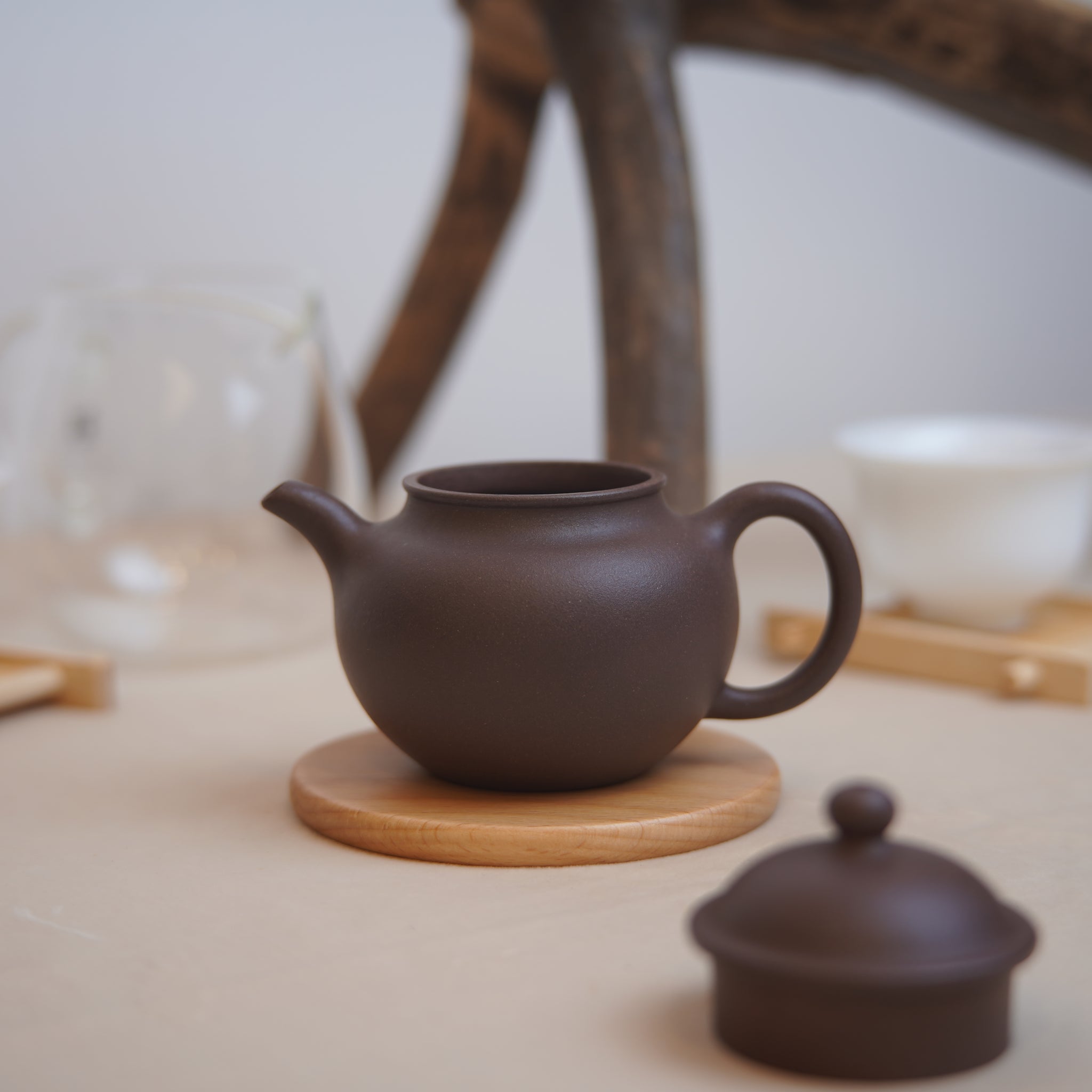 *New Product* [Duanfang Ball Making] Fully Handmade Raw Mineral Purple Clay and Purple Clay Teapot