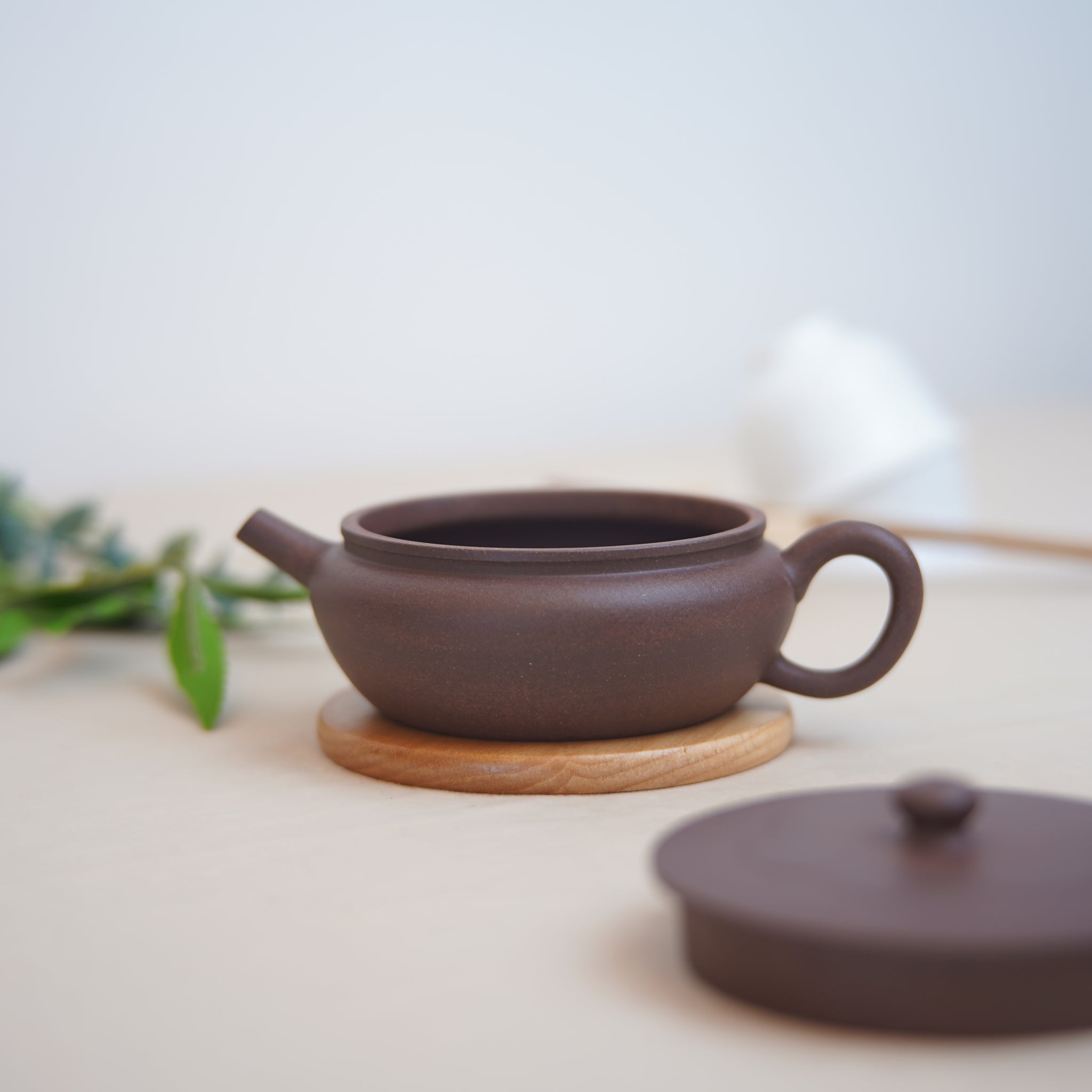 *New Product* [Fanhua] Fully handmade raw mineral purple clay and purple sand teapot