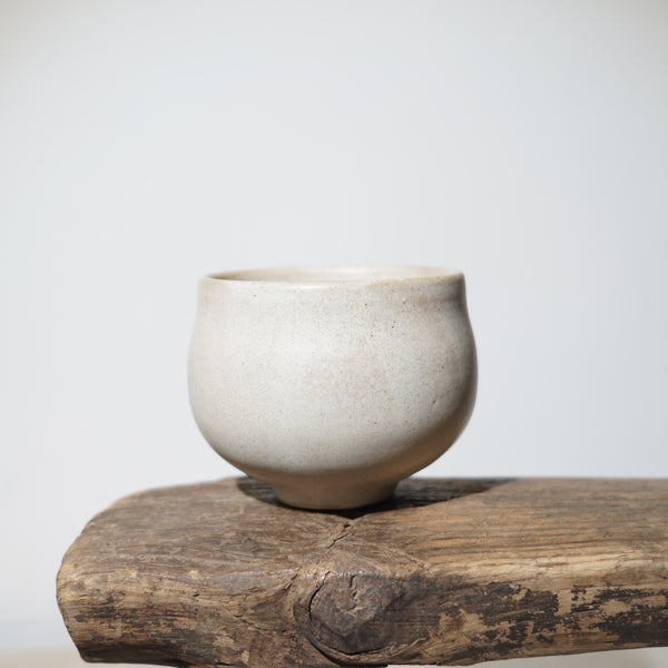 *新品* 【滿圓】全手工白陶土炻器主人杯
