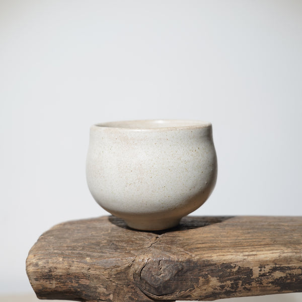 *新品* 【滿圓】全手工白陶土炻器主人杯
