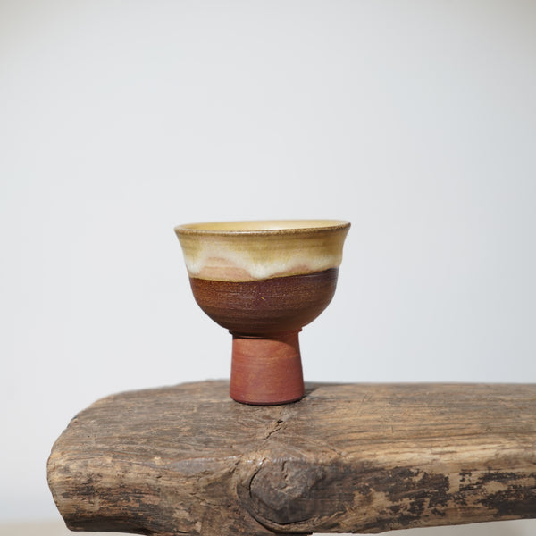 *新品* 【丹楓】全手工日本信樂紅陶泥炻器主人杯