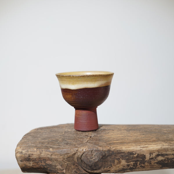 *新品* 【丹楓】全手工日本信樂紅陶泥炻器主人杯