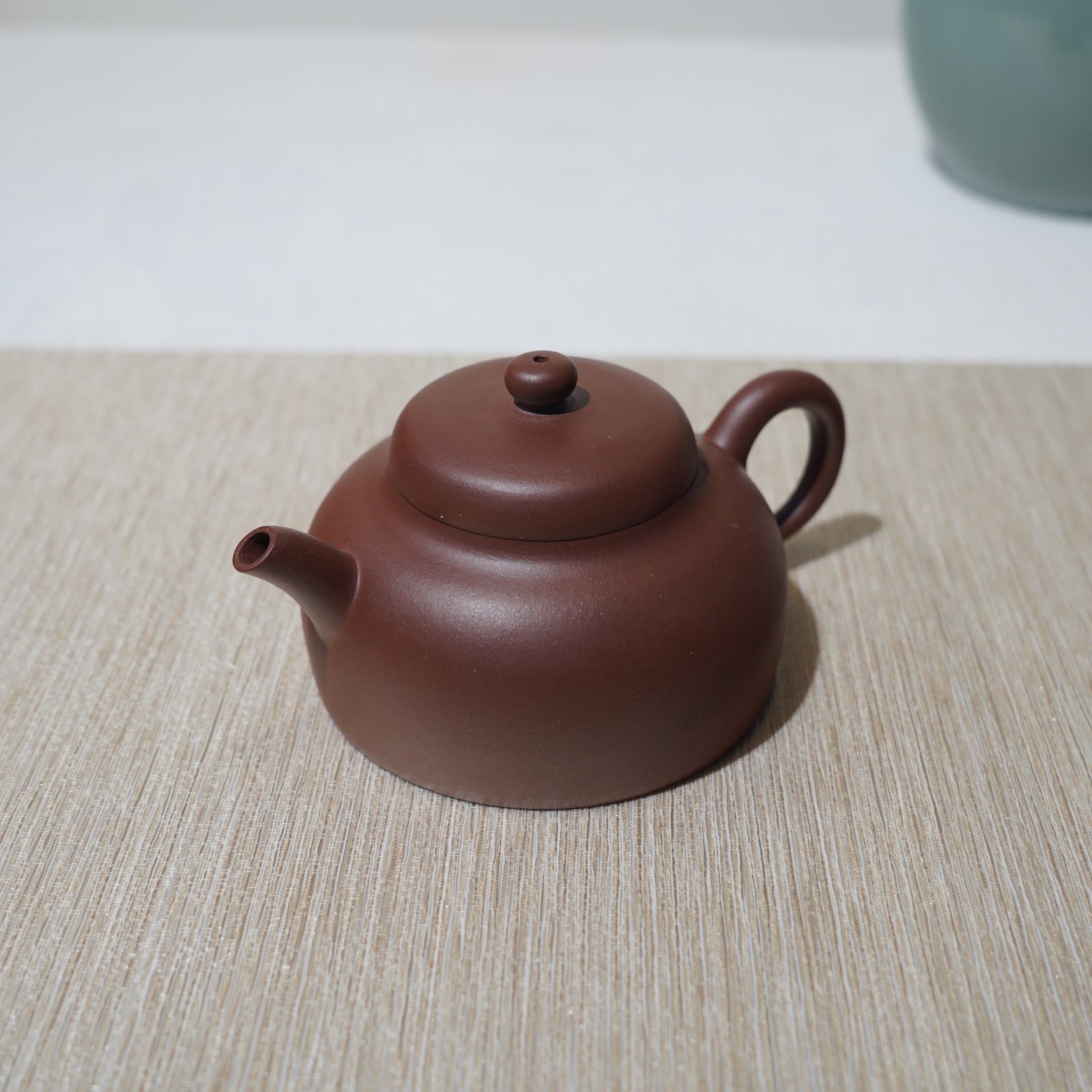 *新品*【半月】全手工原礦底槽青紫砂茶壺