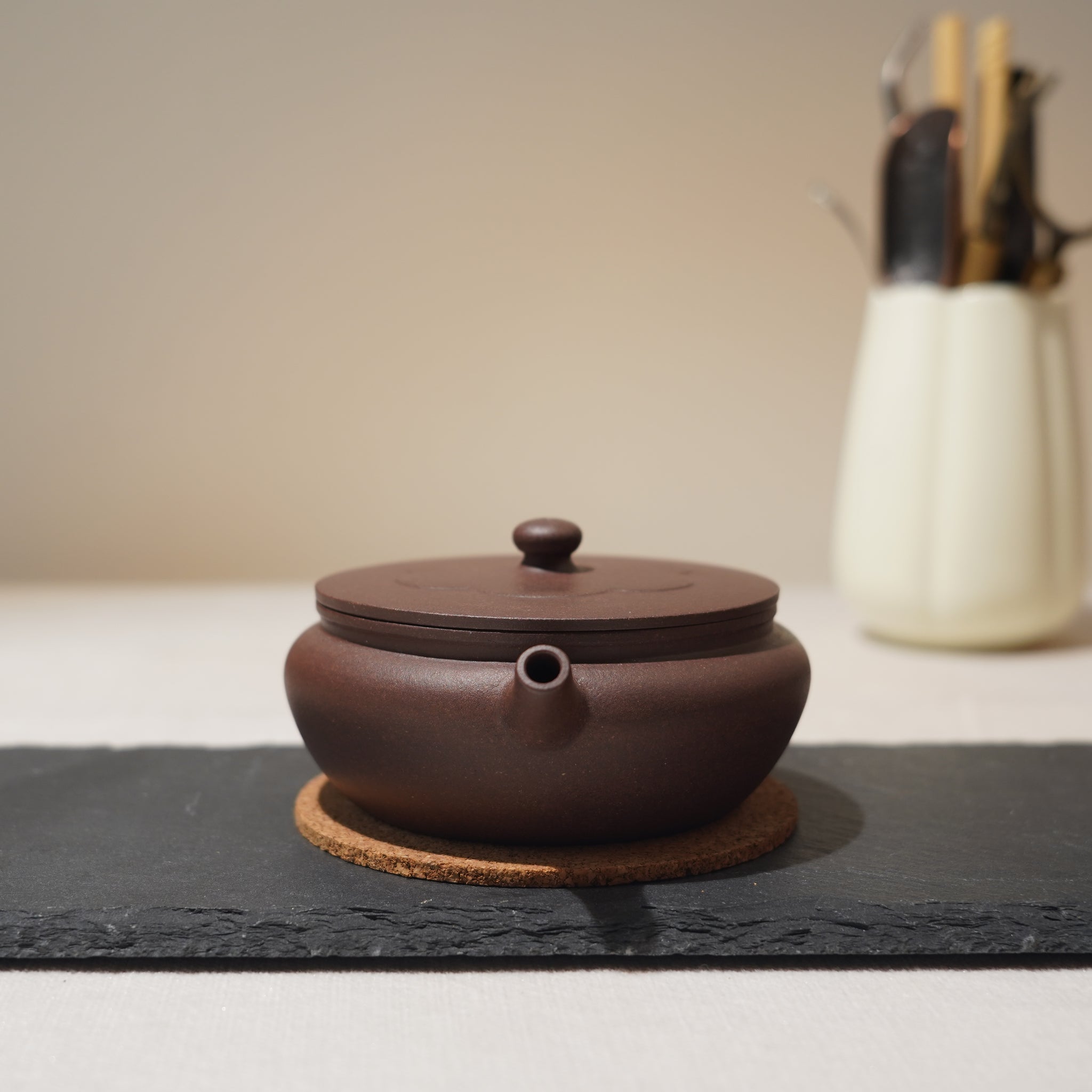 *New Product* [Fanhua] Fully handmade raw mineral purple clay and purple sand teapot