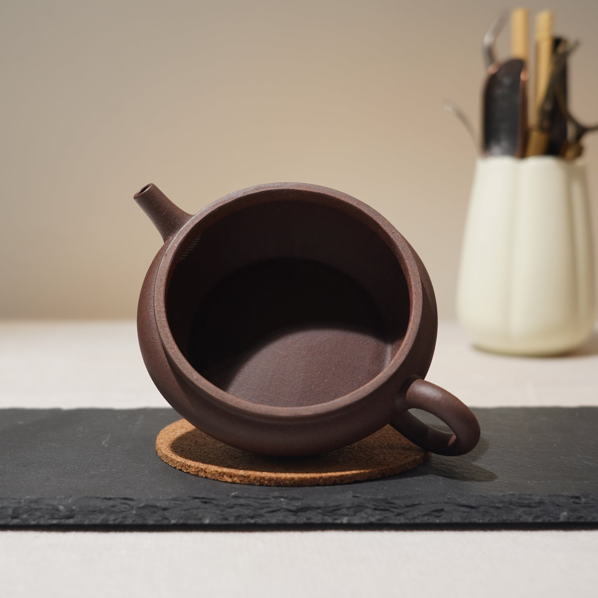 *New Product* [Fanhua] Fully handmade raw mineral purple clay and purple sand teapot