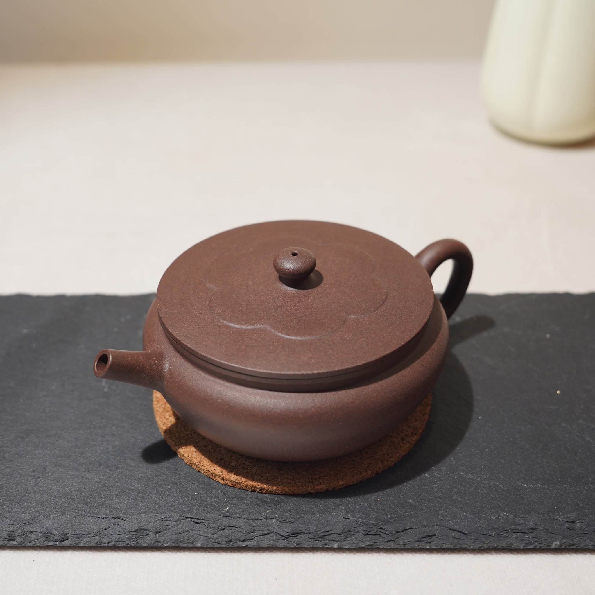 *New Product* [Fanhua] Fully handmade raw mineral purple clay and purple sand teapot