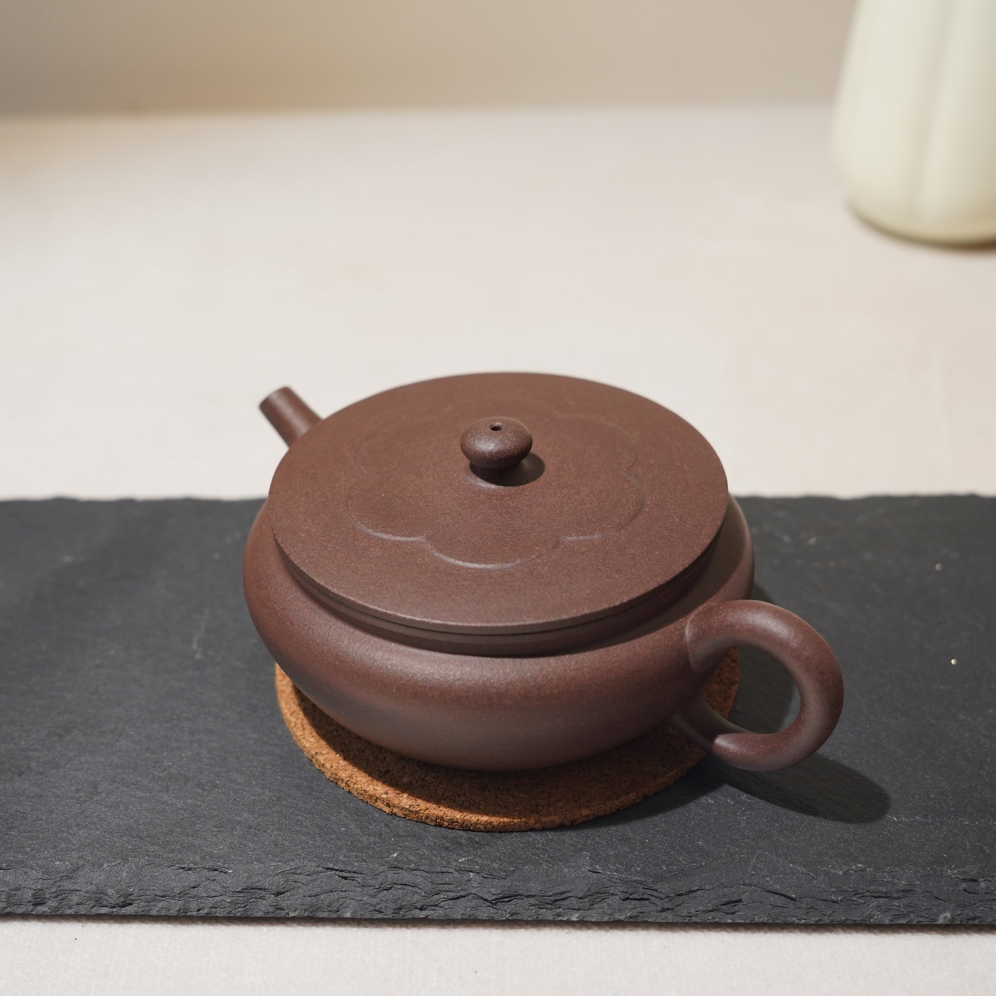 *New Product* [Fanhua] Fully handmade raw mineral purple clay and purple sand teapot