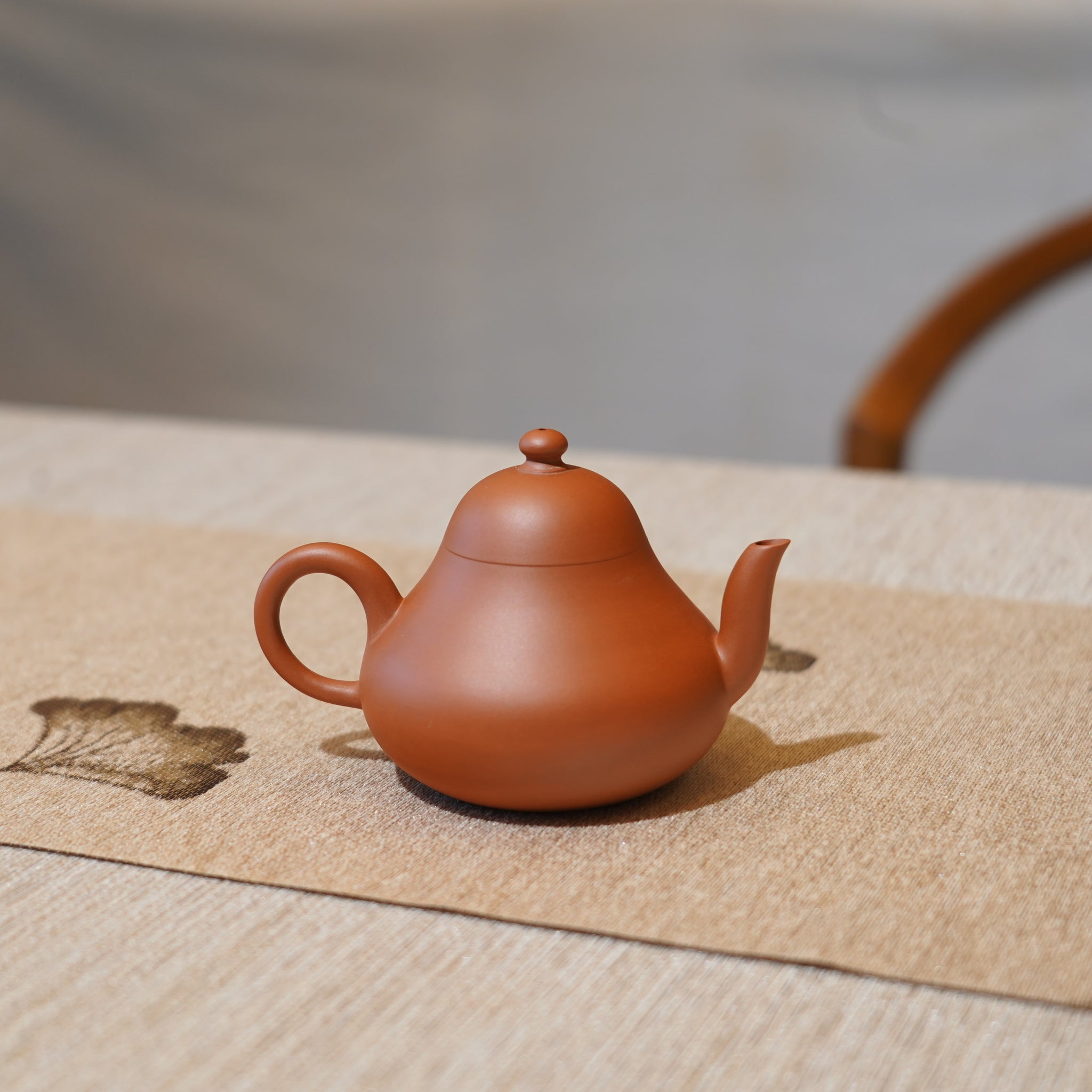 *新品*【梨式】全手工潮州朱泥手拉茶壺