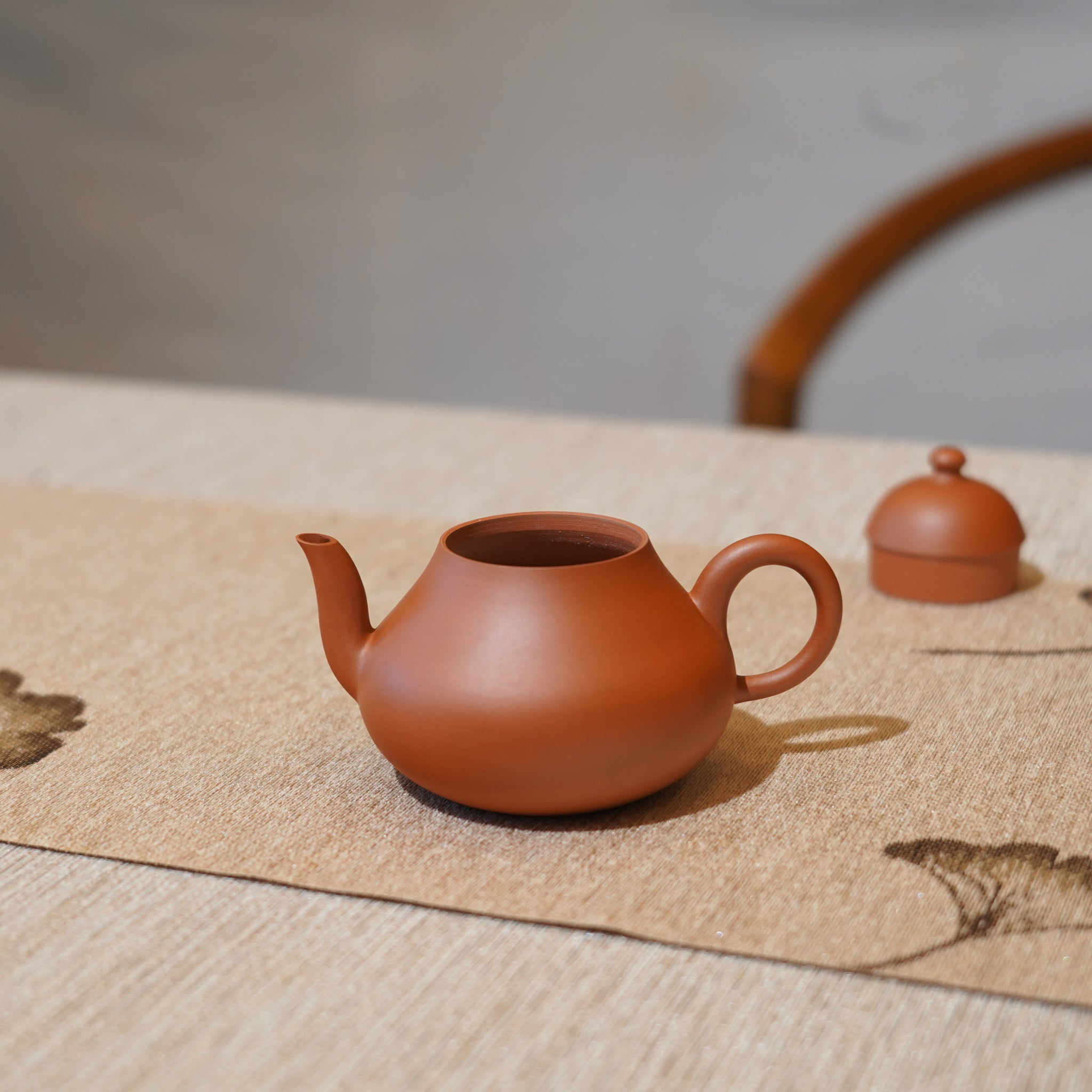 *新品*【梨式】全手工潮州朱泥手拉茶壺