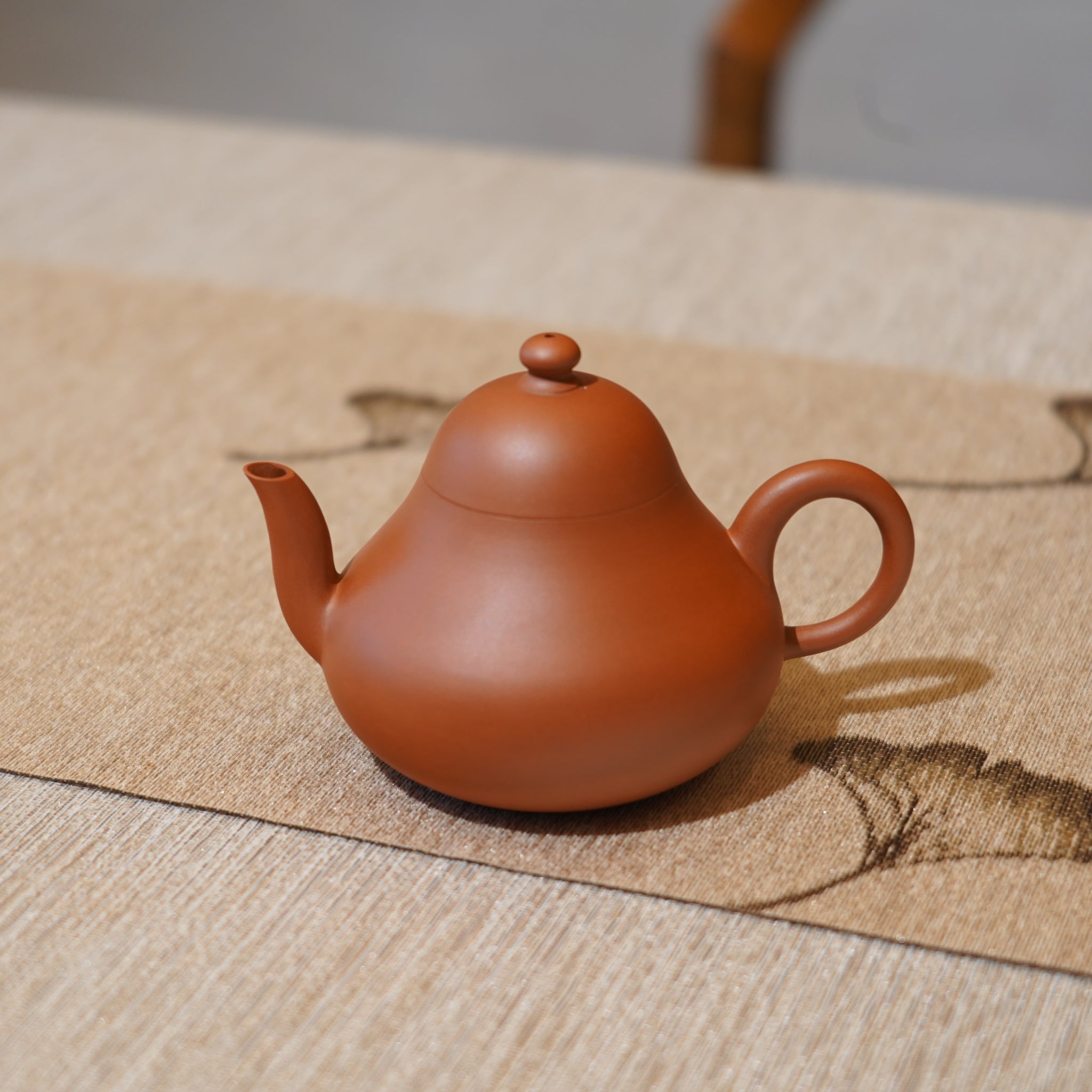 *新品*【梨式】全手工潮州朱泥手拉茶壺