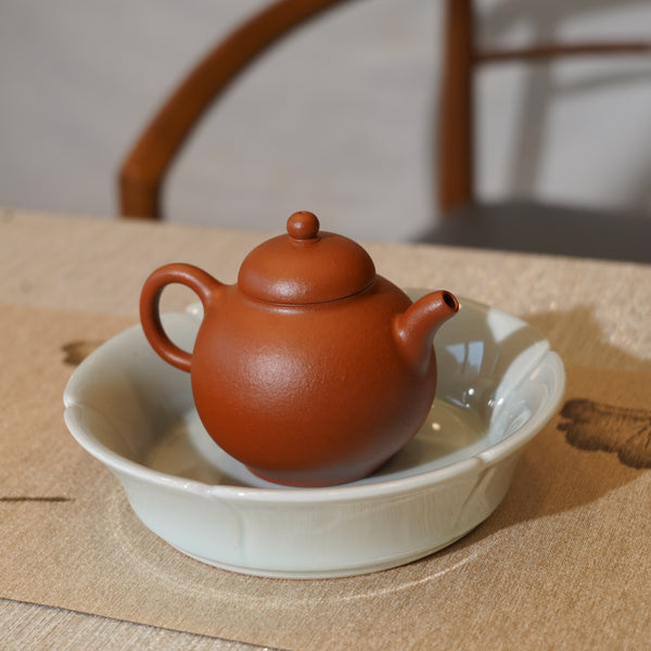 *新品*【閑舒佳器】全手工原礦朱泥紫砂茶壺