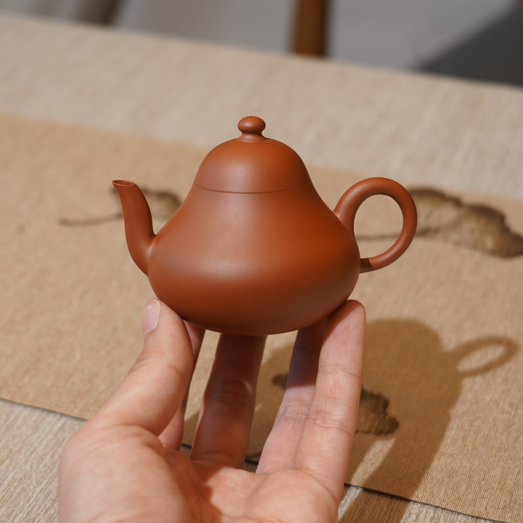 *新品*【梨式】全手工潮州朱泥手拉茶壺