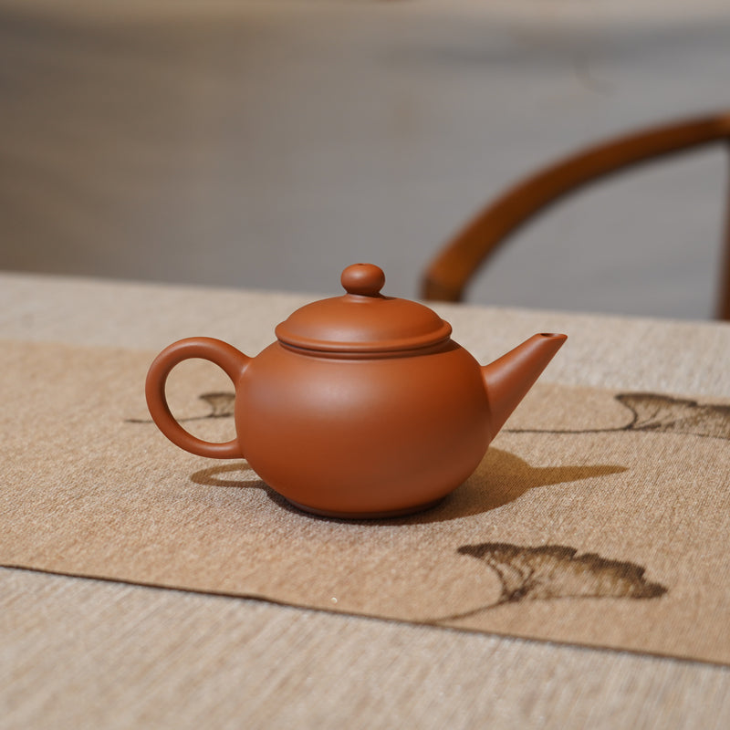 *新品*【巨輪珠】全手工潮州朱泥手拉茶壺