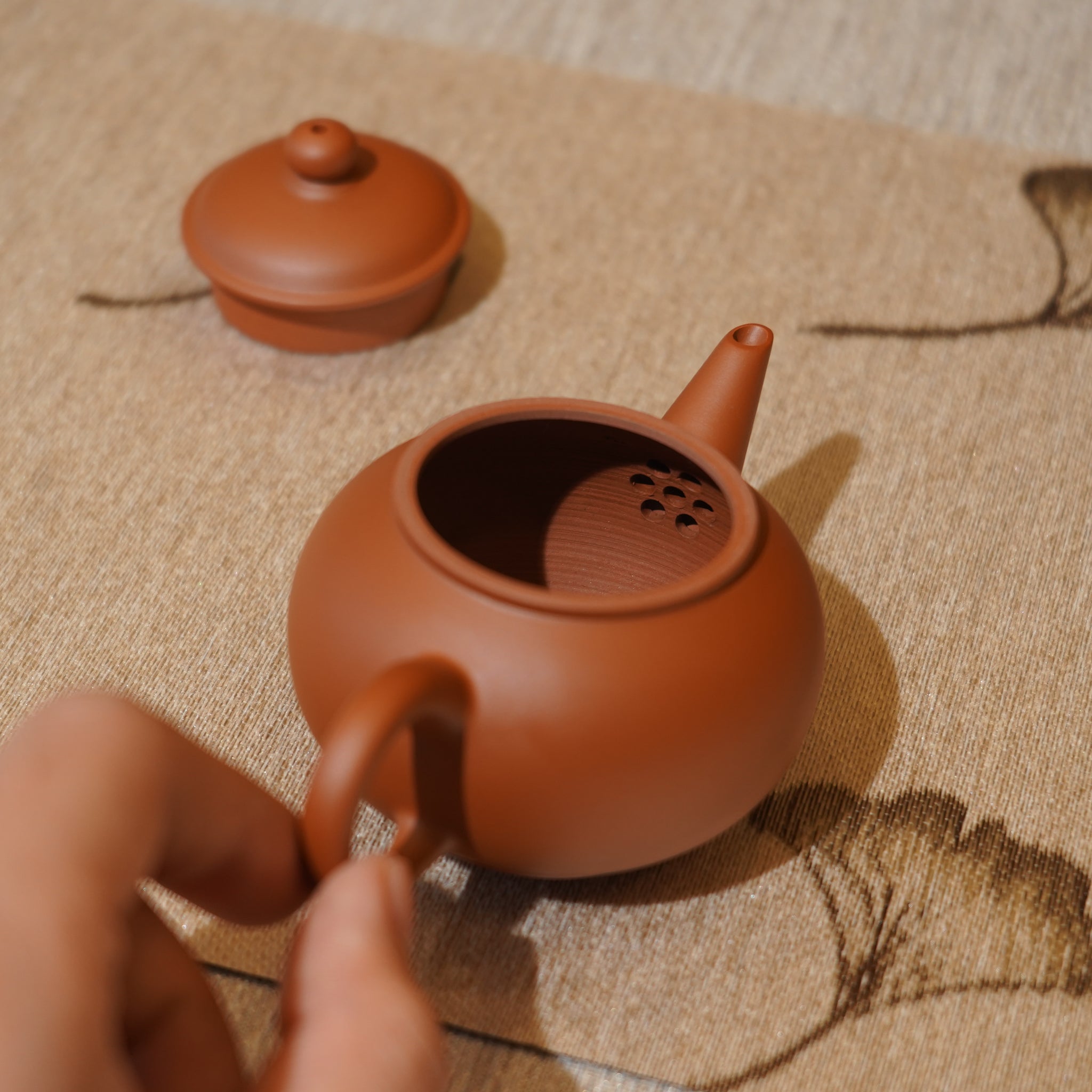 *新品*【巨輪珠】全手工潮州朱泥手拉茶壺