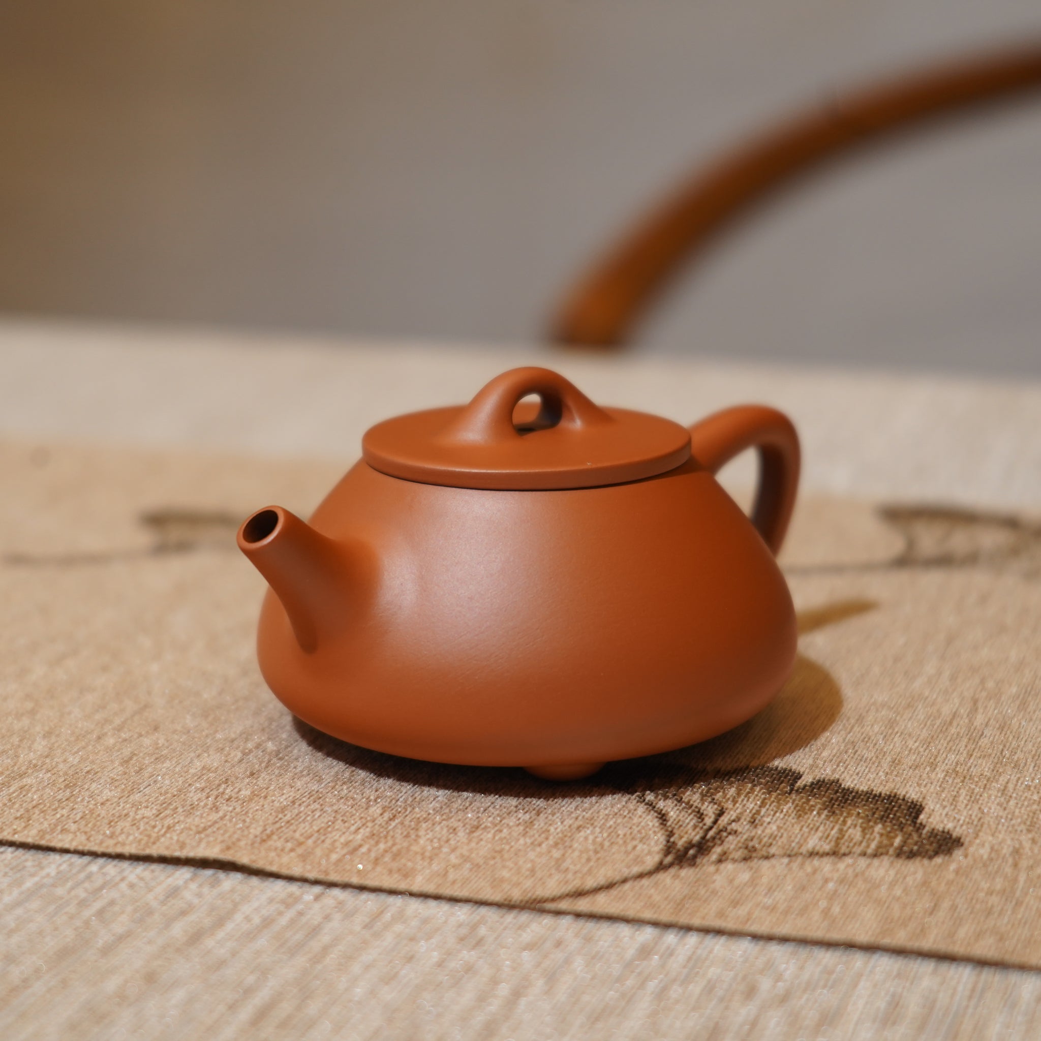 *新品*【石瓢】全手工潮州朱泥手拉茶壺