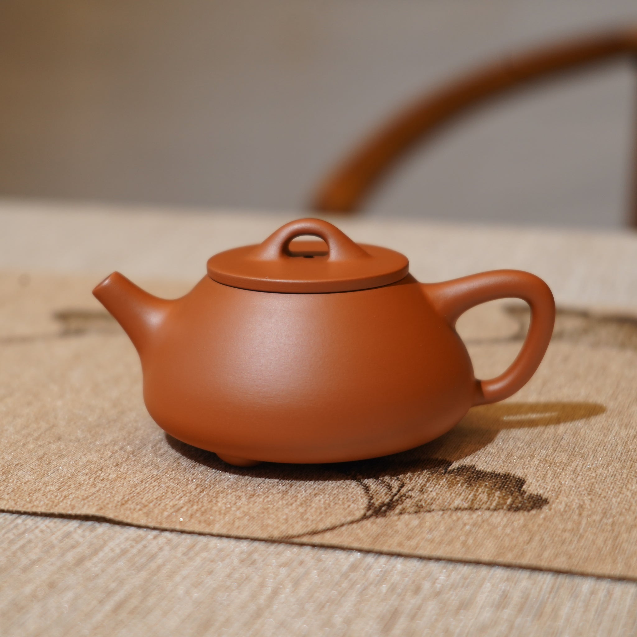 *新品*【石瓢】全手工潮州朱泥手拉茶壺