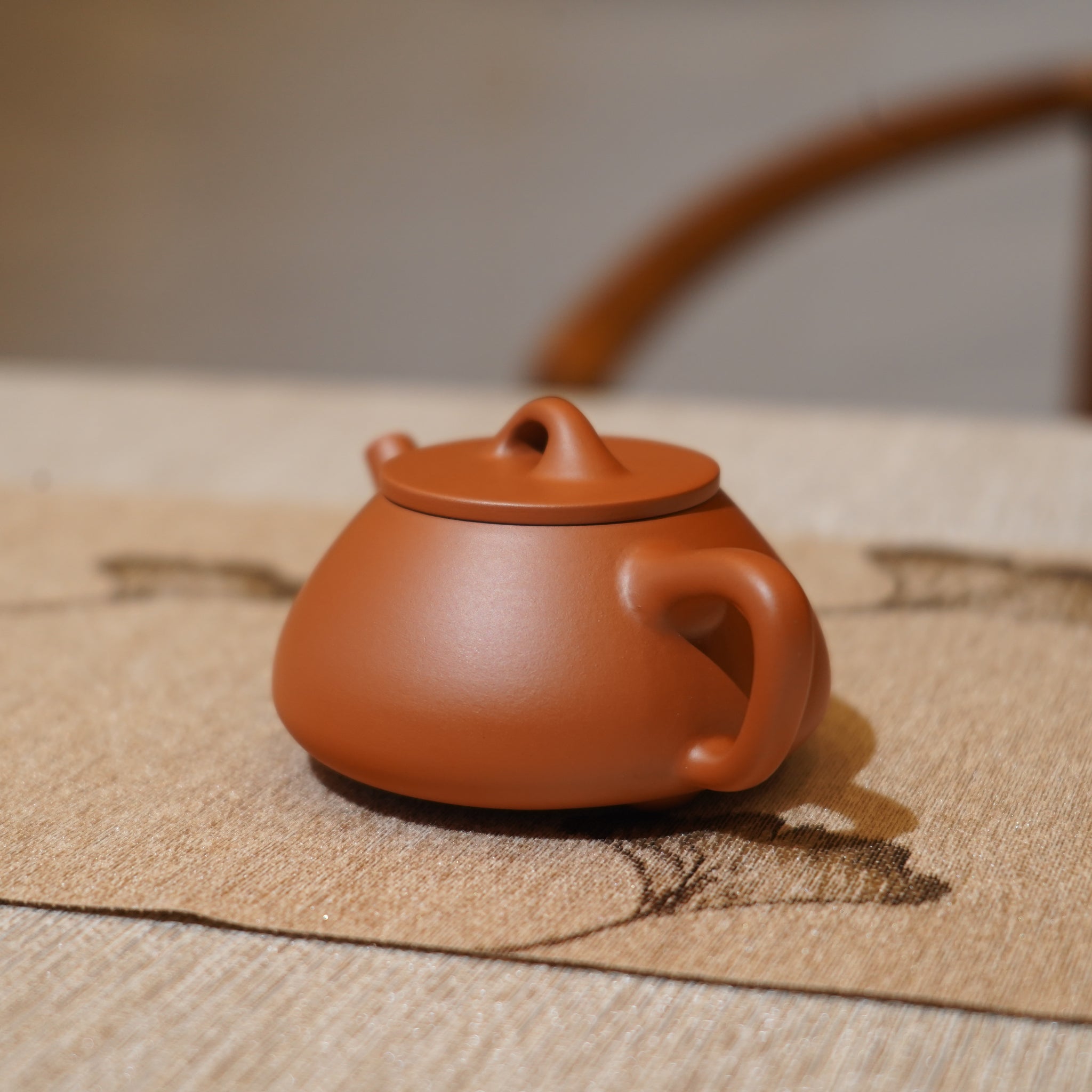 *新品*【石瓢】全手工潮州朱泥手拉茶壺