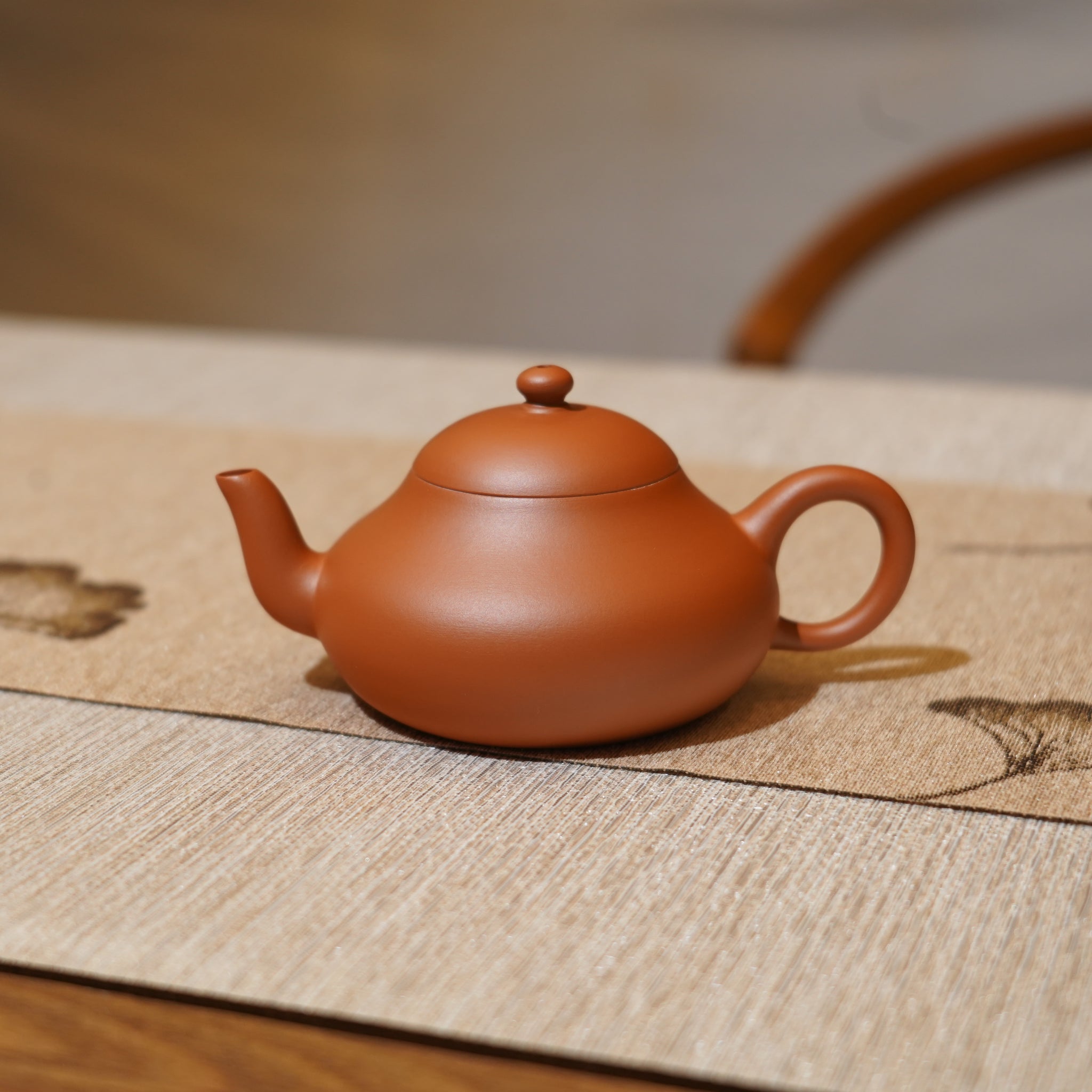 *新品*【矮梨】全手工潮州朱泥手拉茶壺