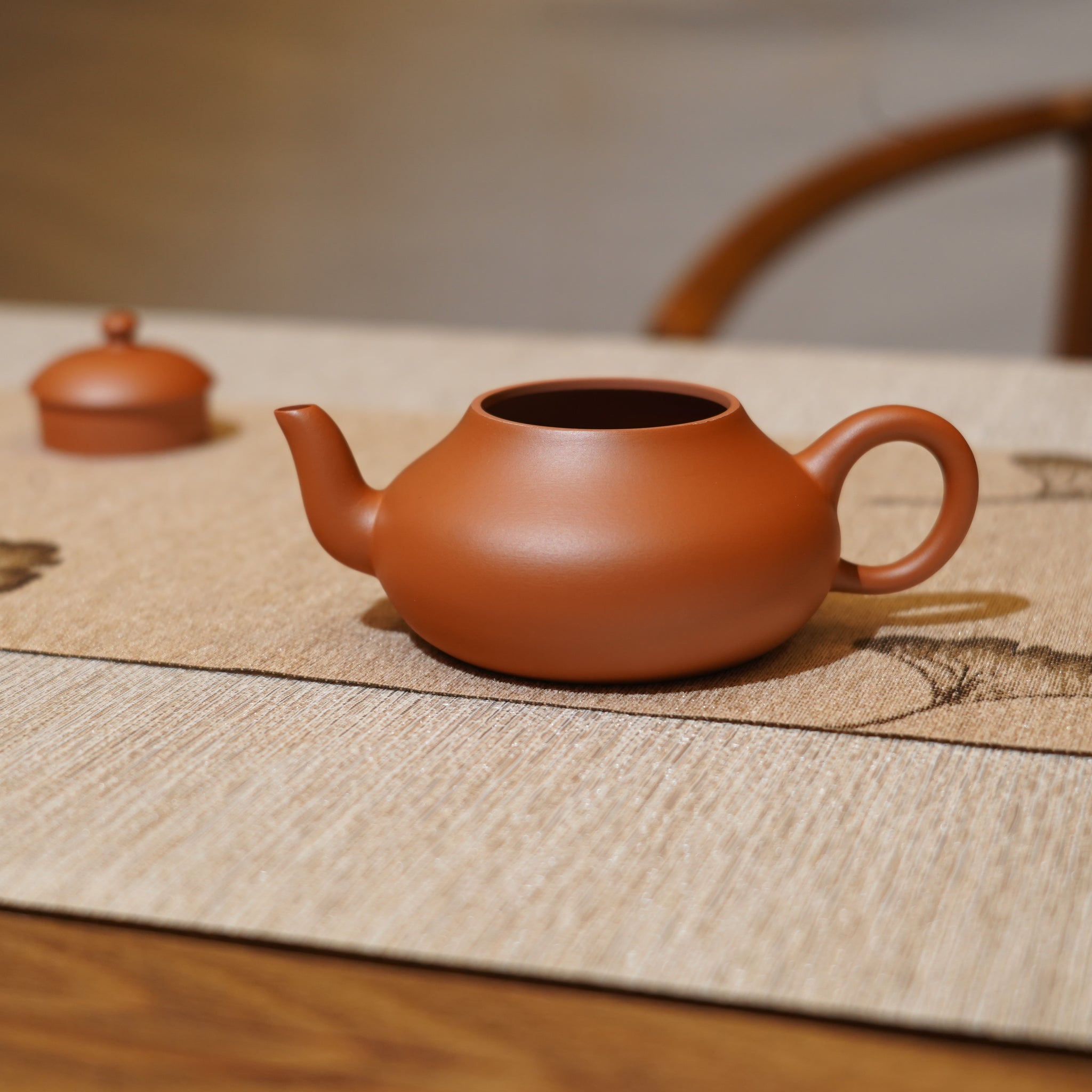 *新品*【矮梨】全手工潮州朱泥手拉茶壺