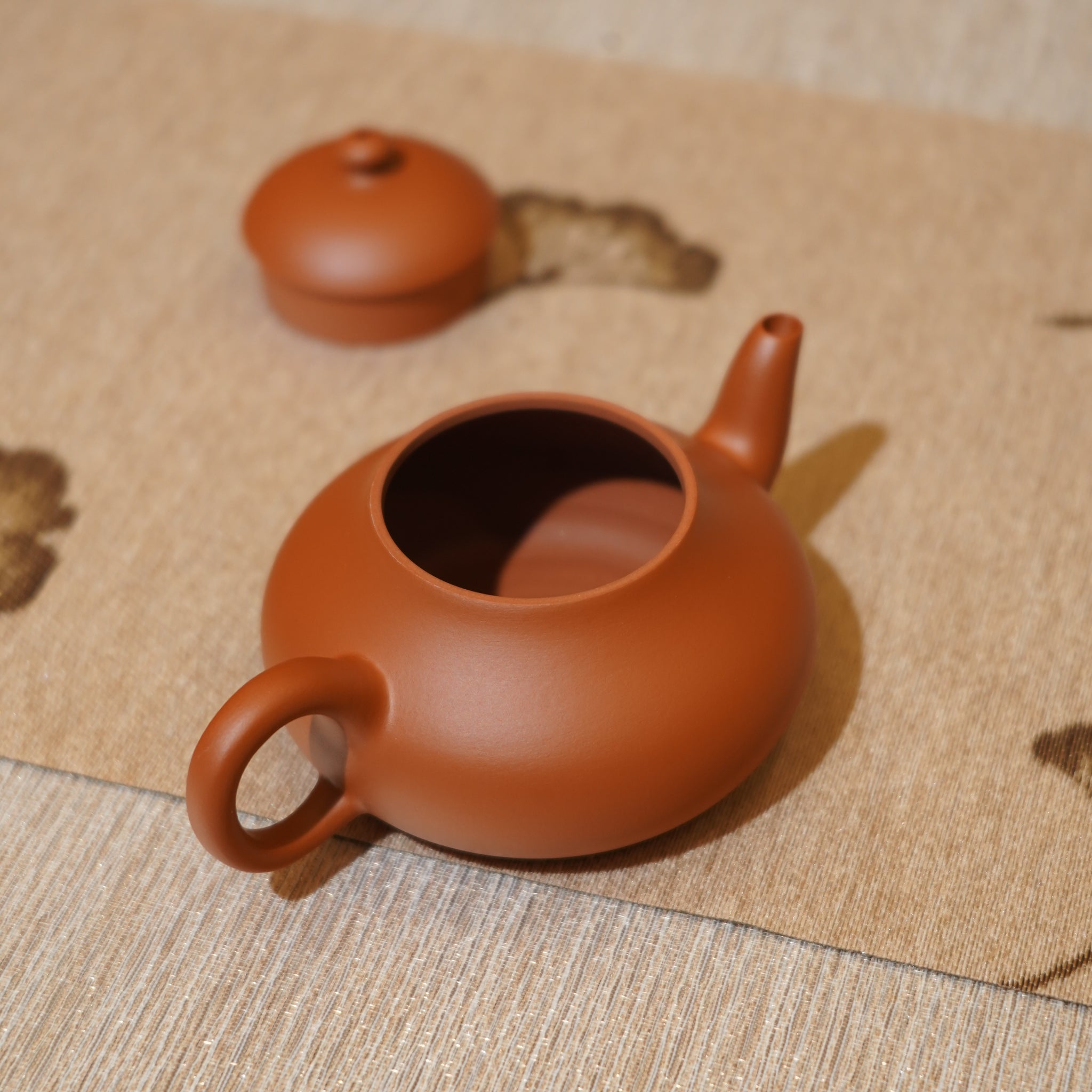 *新品*【矮梨】全手工潮州朱泥手拉茶壺