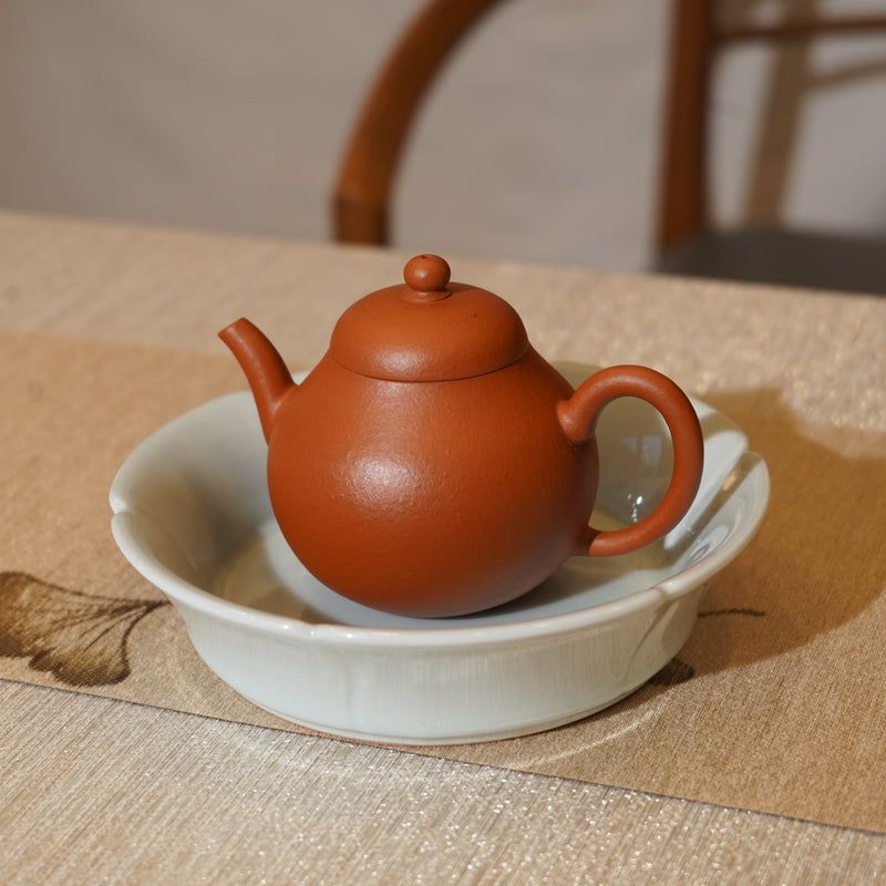 *新品*【鳴梨傳香】全手工原礦朱泥紫砂茶壺