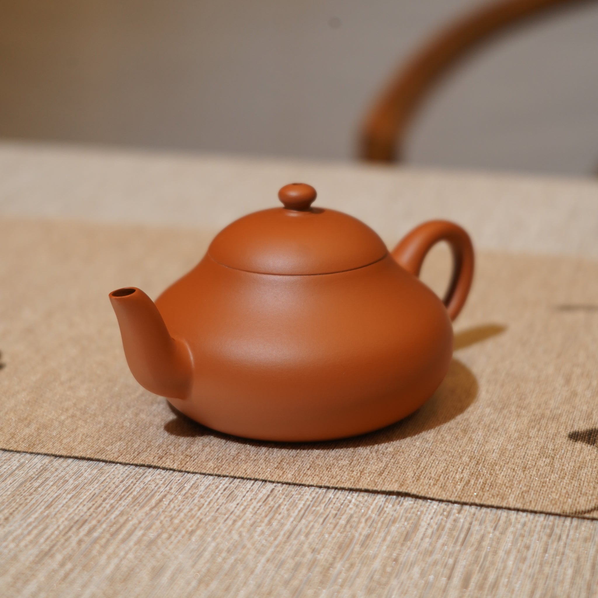 *新品*【矮梨】全手工潮州朱泥手拉茶壺