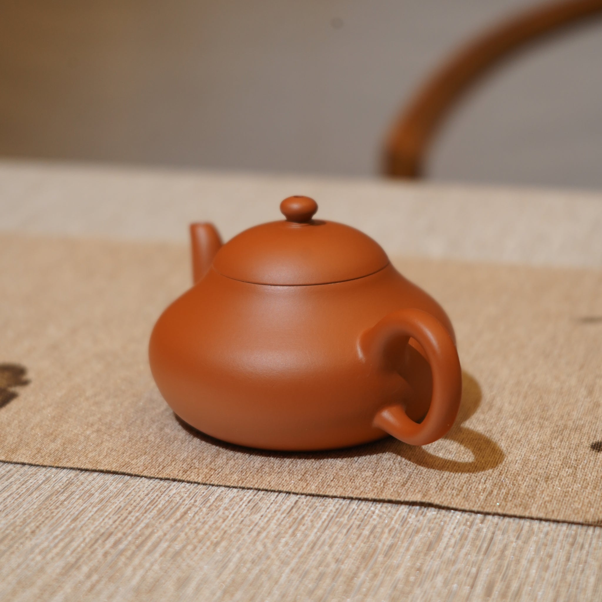 *新品*【矮梨】全手工潮州朱泥手拉茶壺