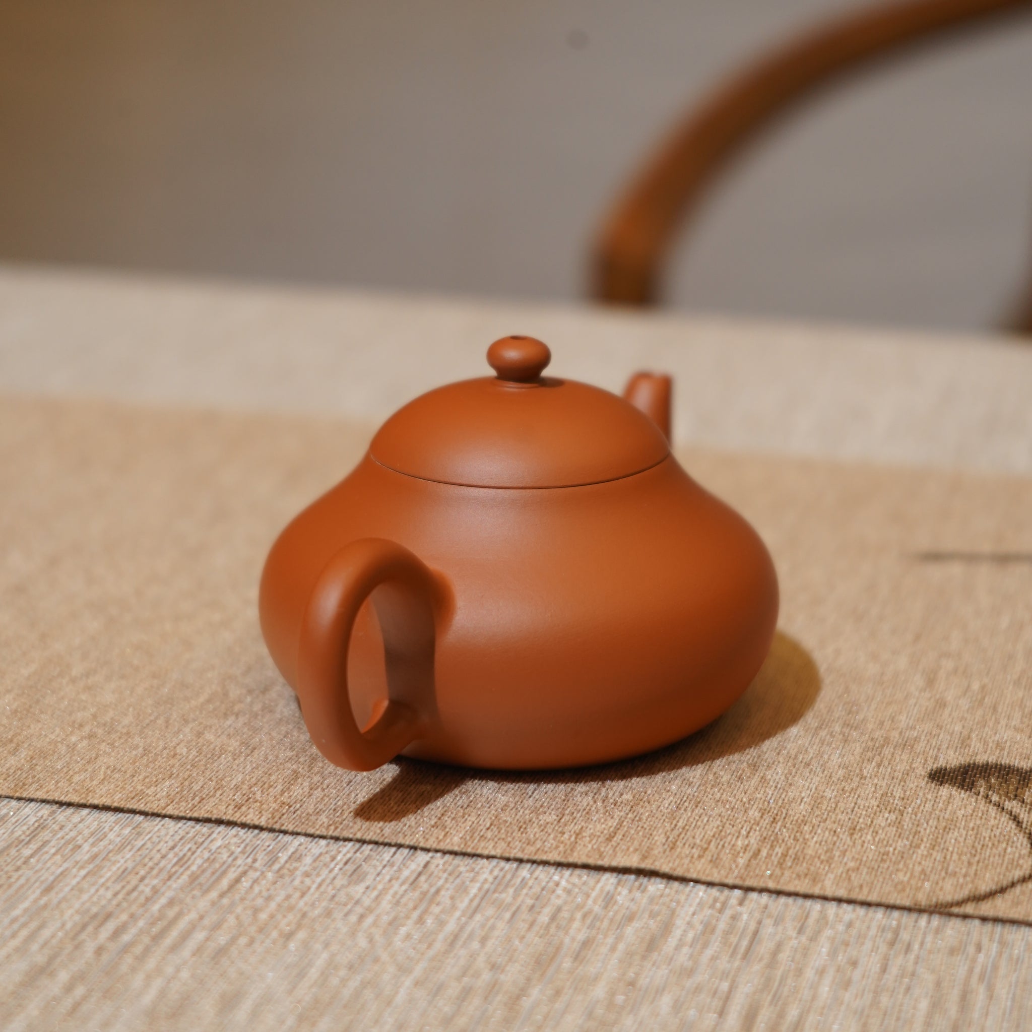 *新品*【矮梨】全手工潮州朱泥手拉茶壺